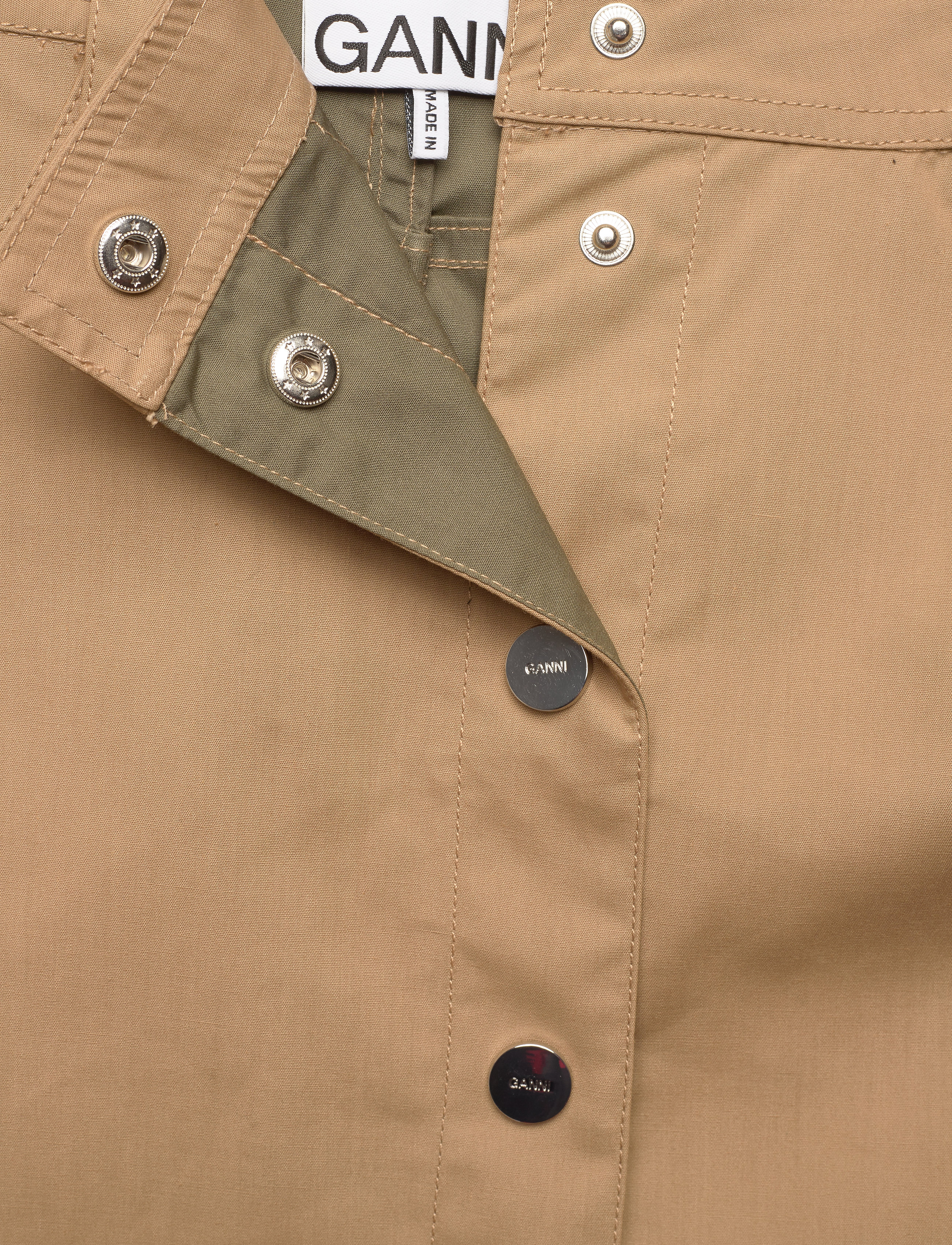 Ganni - Double Cotton - tiger's eye - 5
