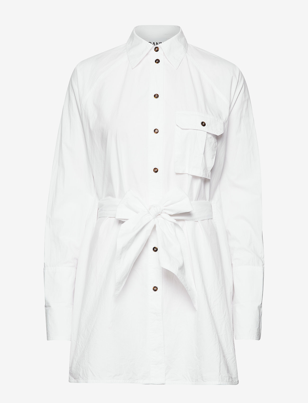 Ganni - Cotton Poplin - bright white - 2
