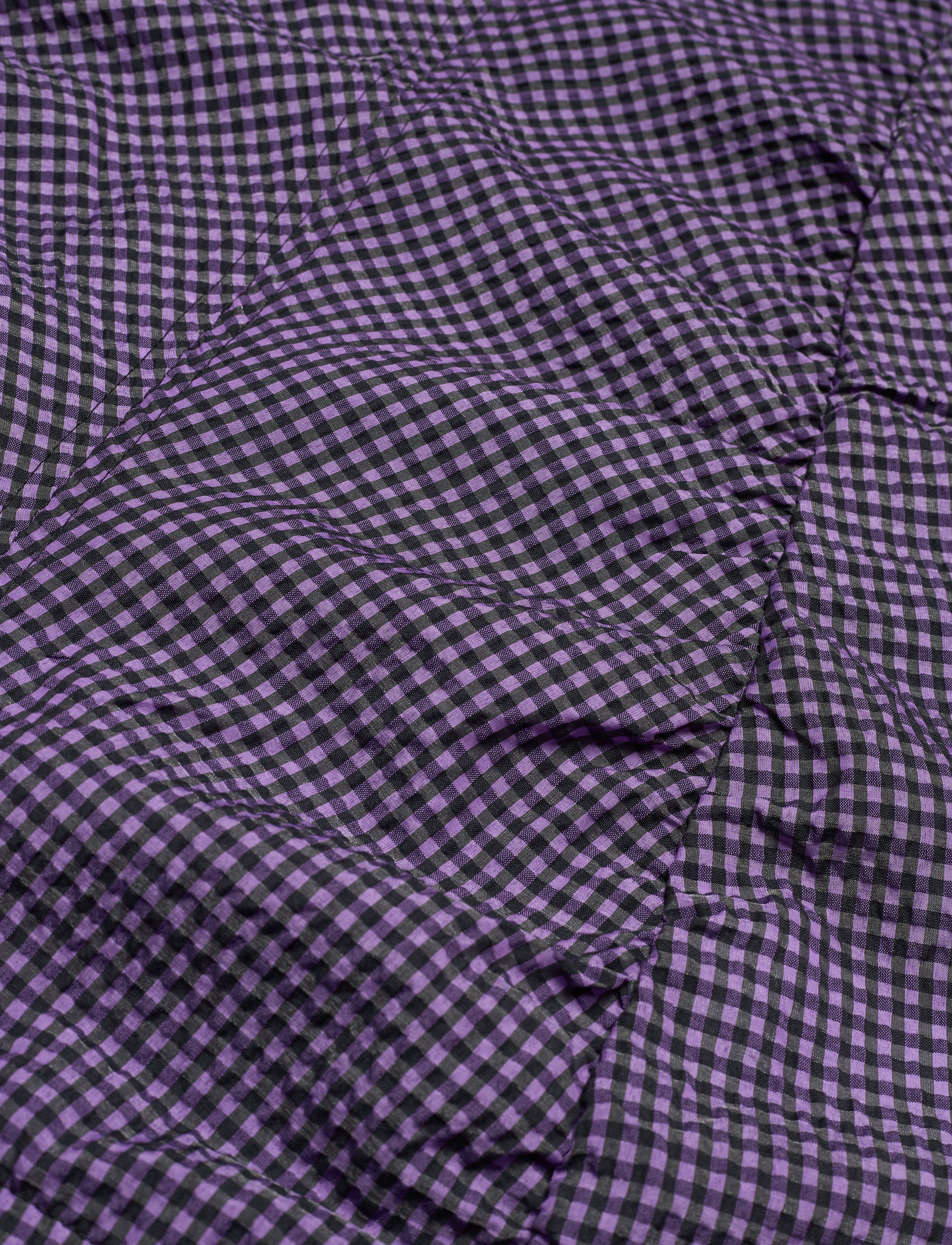 Ganni - Seersucker Check - deep lavender - 4