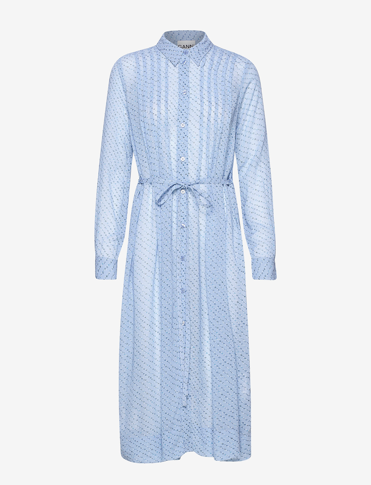 Ganni - Printed Georgette - forever blue - 2