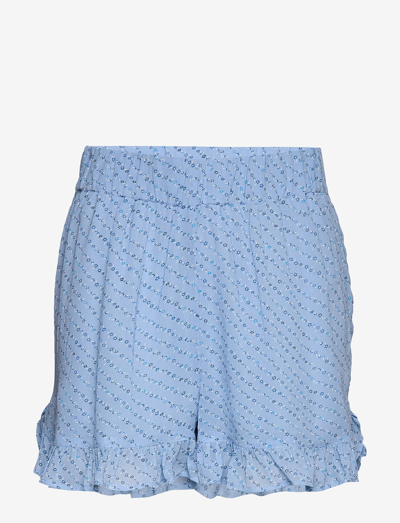 Ganni - Printed Georgette - forever blue - 0