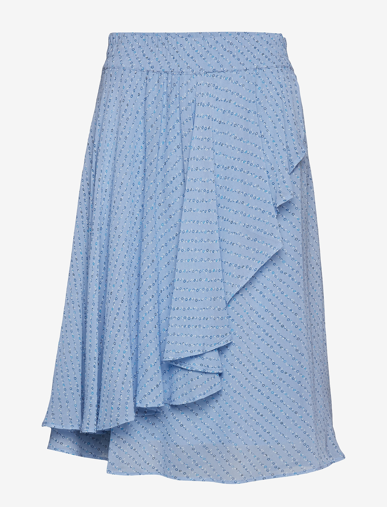 Ganni - Printed Georgette - forever blue - 0