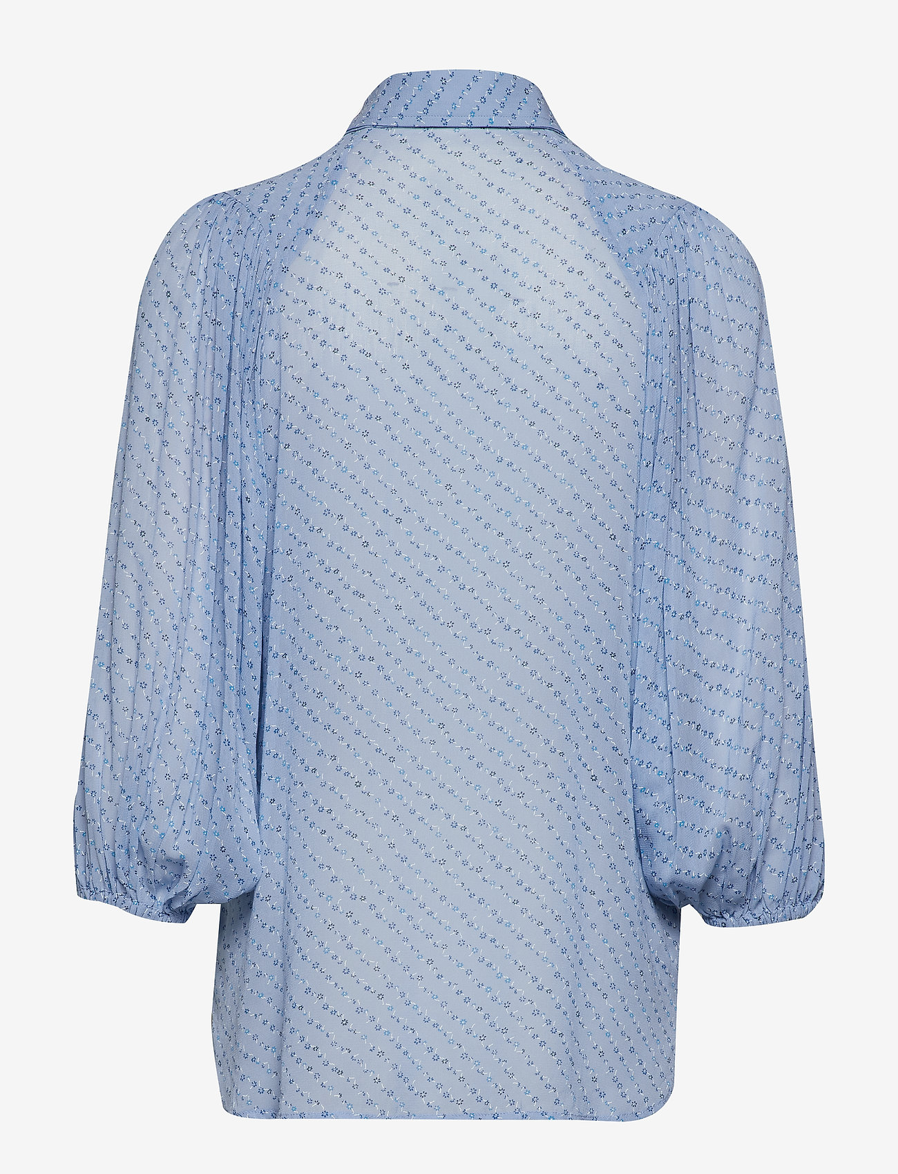 Ganni - Printed Georgette - forever blue - 1