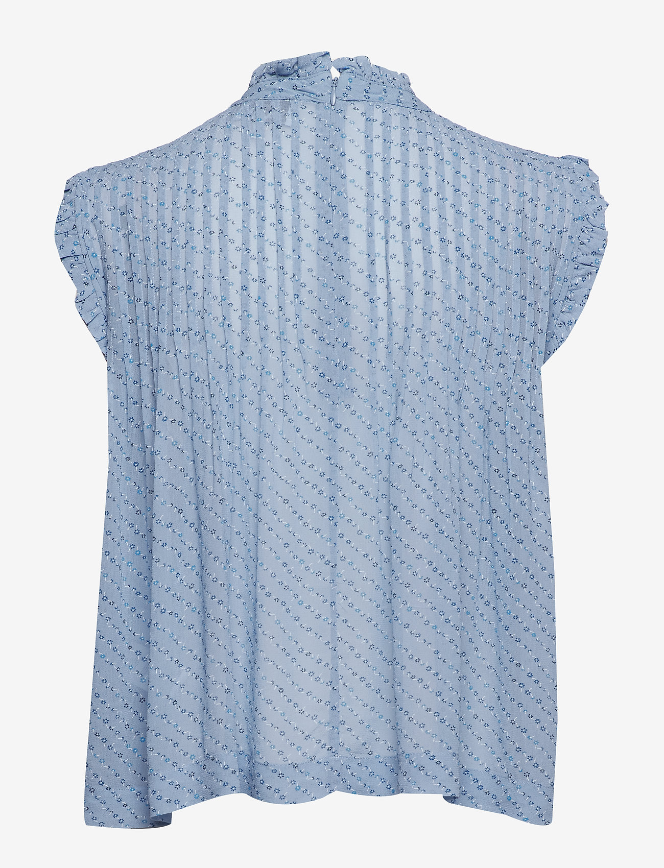 Ganni - Printed Georgette - forever blue - 1