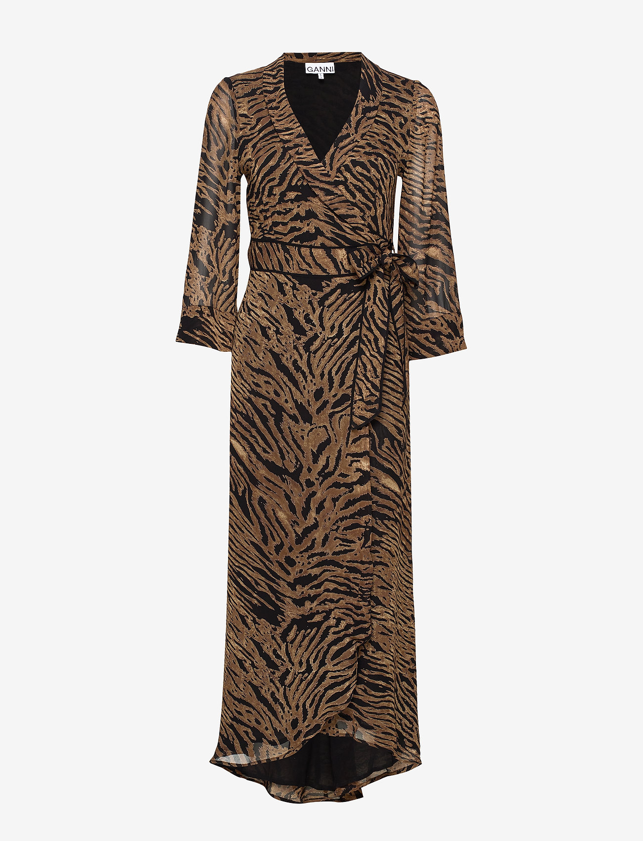 Ganni - Printed Georgette - tiger - 0