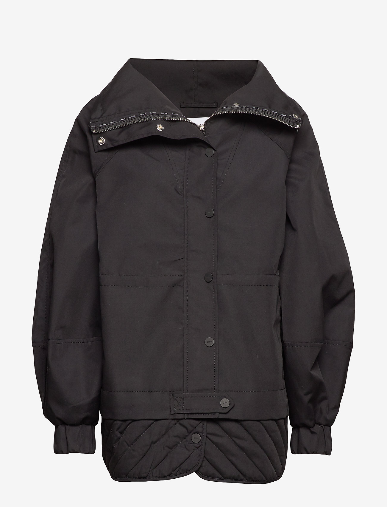 Ganni - Double Cotton - black - 0