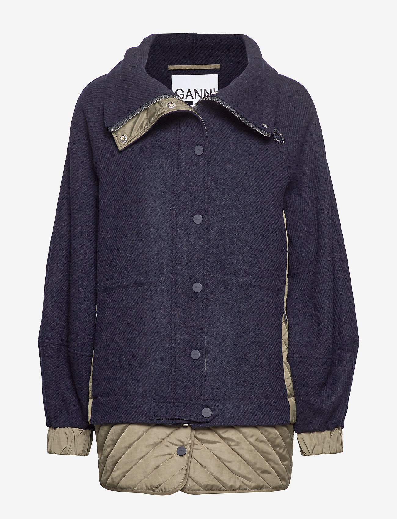 Ganni - Tech/Wool - sky captain - 0