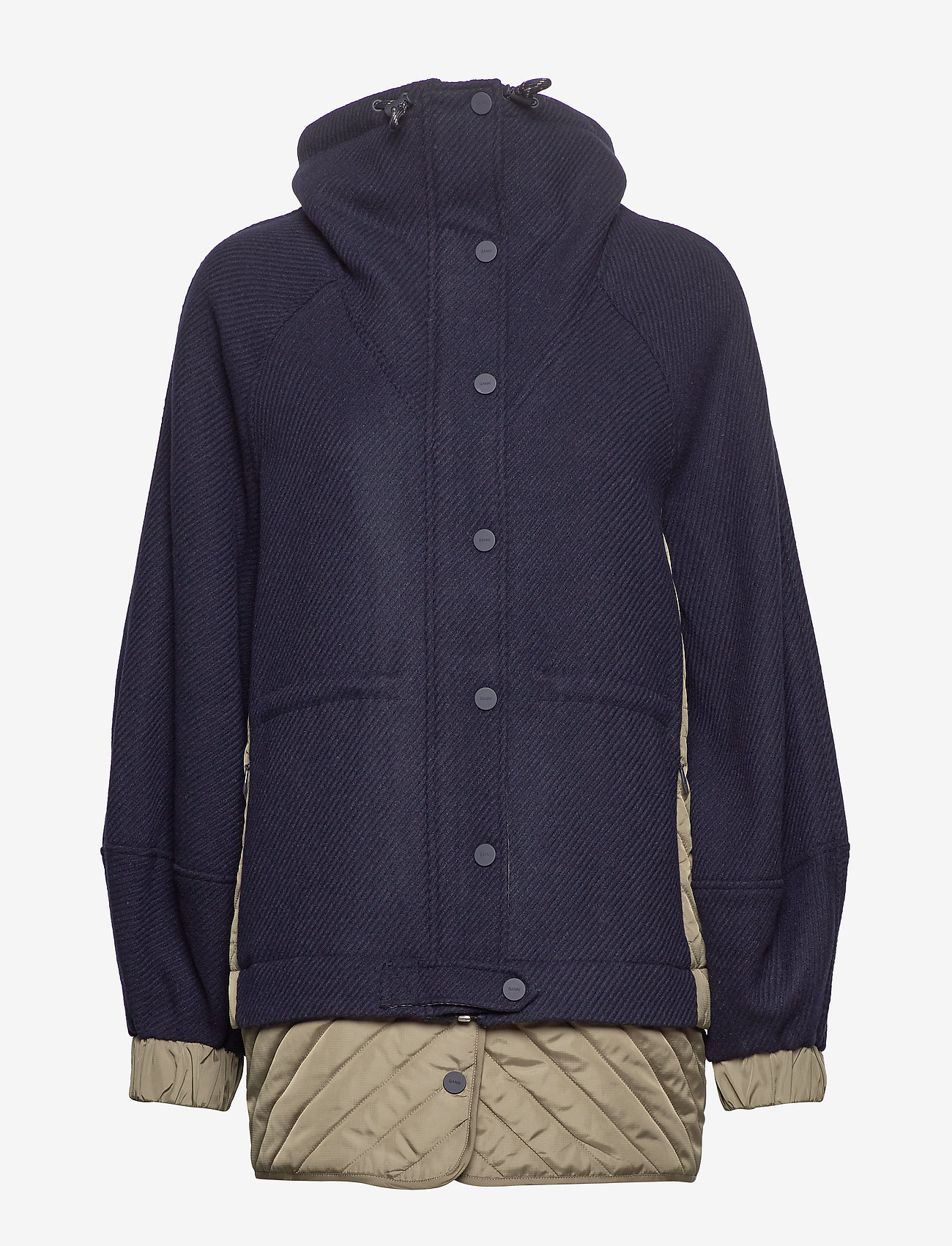 Ganni - Tech/Wool - sky captain - 1