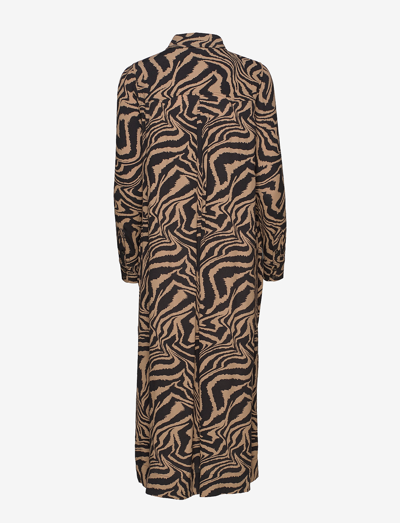 Ganni - Printed Crepe - tannin - 1