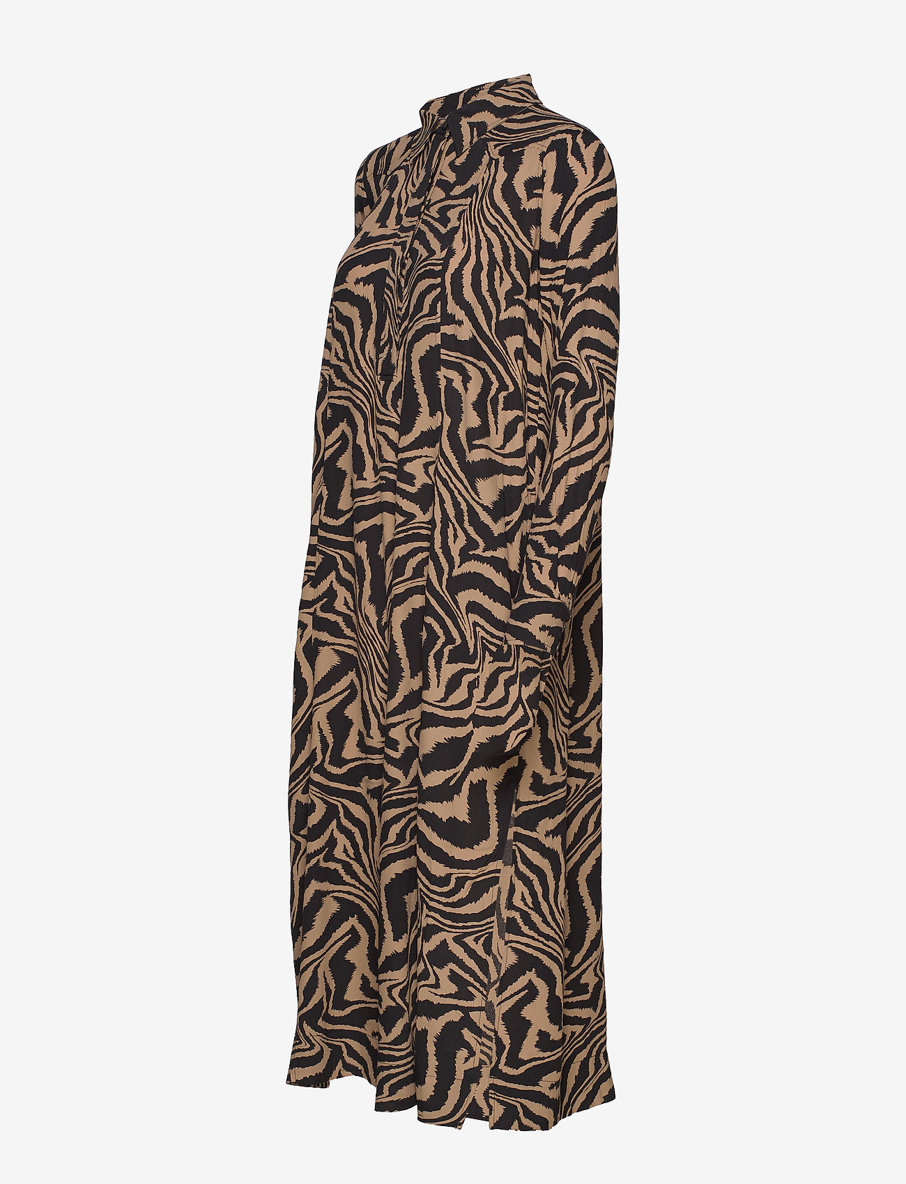 Ganni - Printed Crepe - tannin - 2