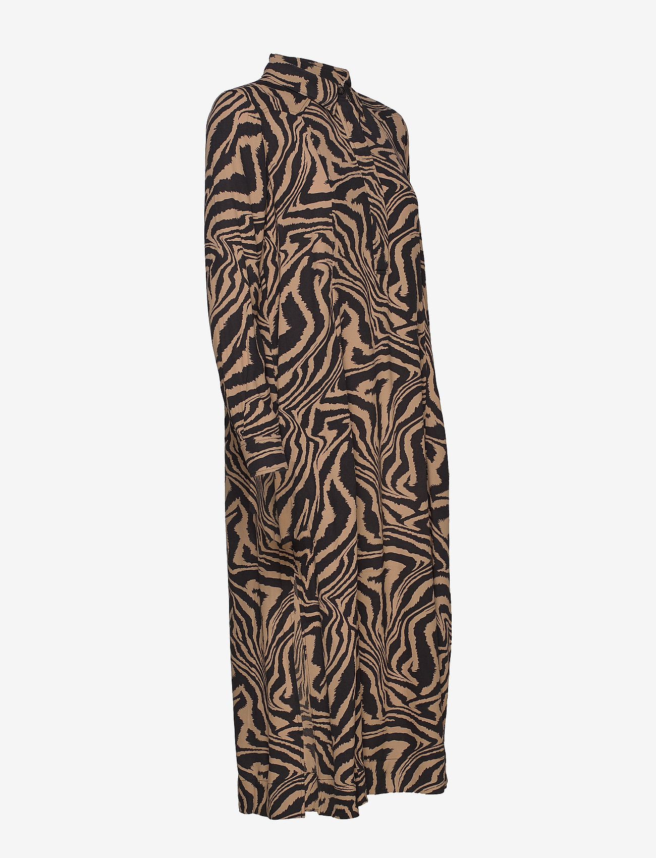 Ganni - Printed Crepe - tannin - 3