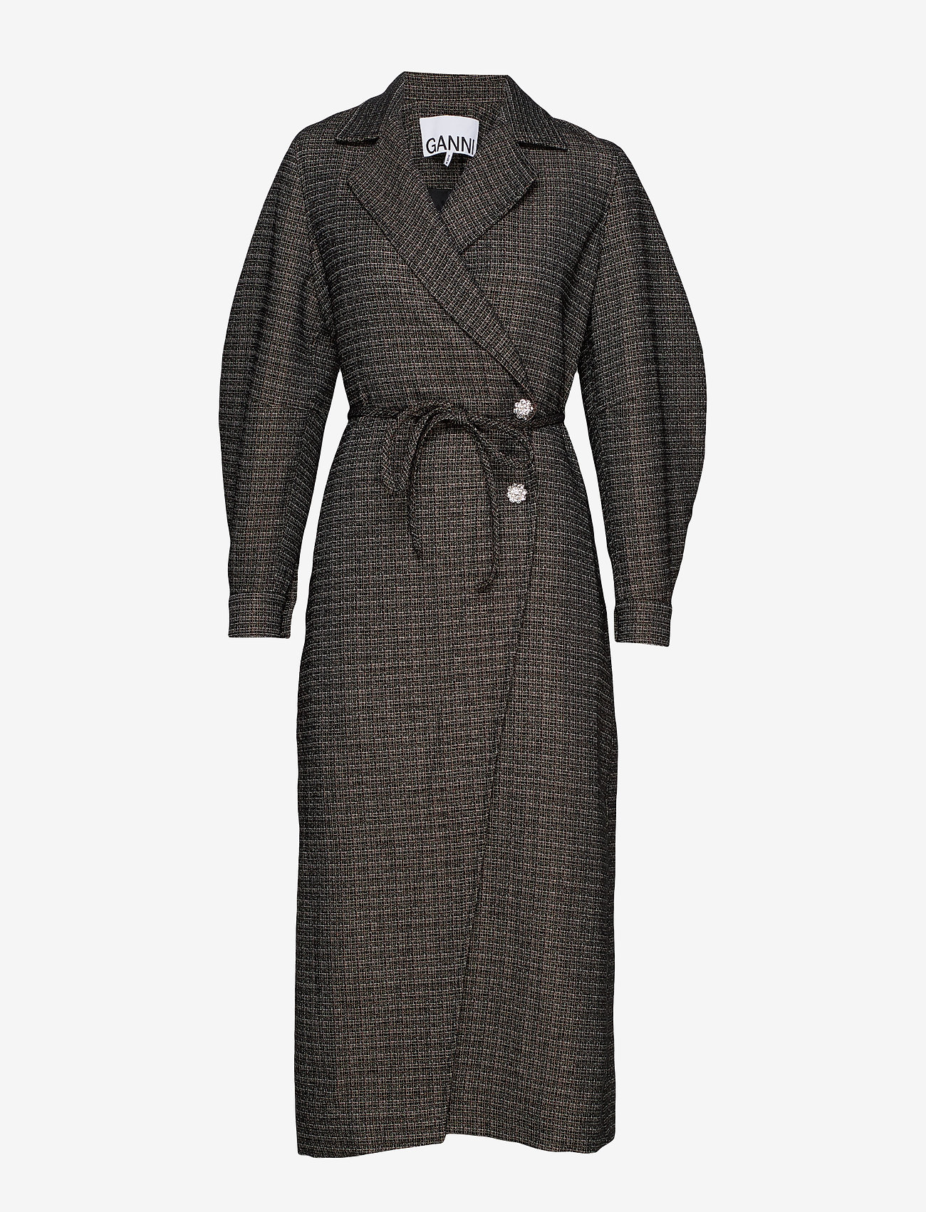 Ganni - Slub Suiting - black - 0