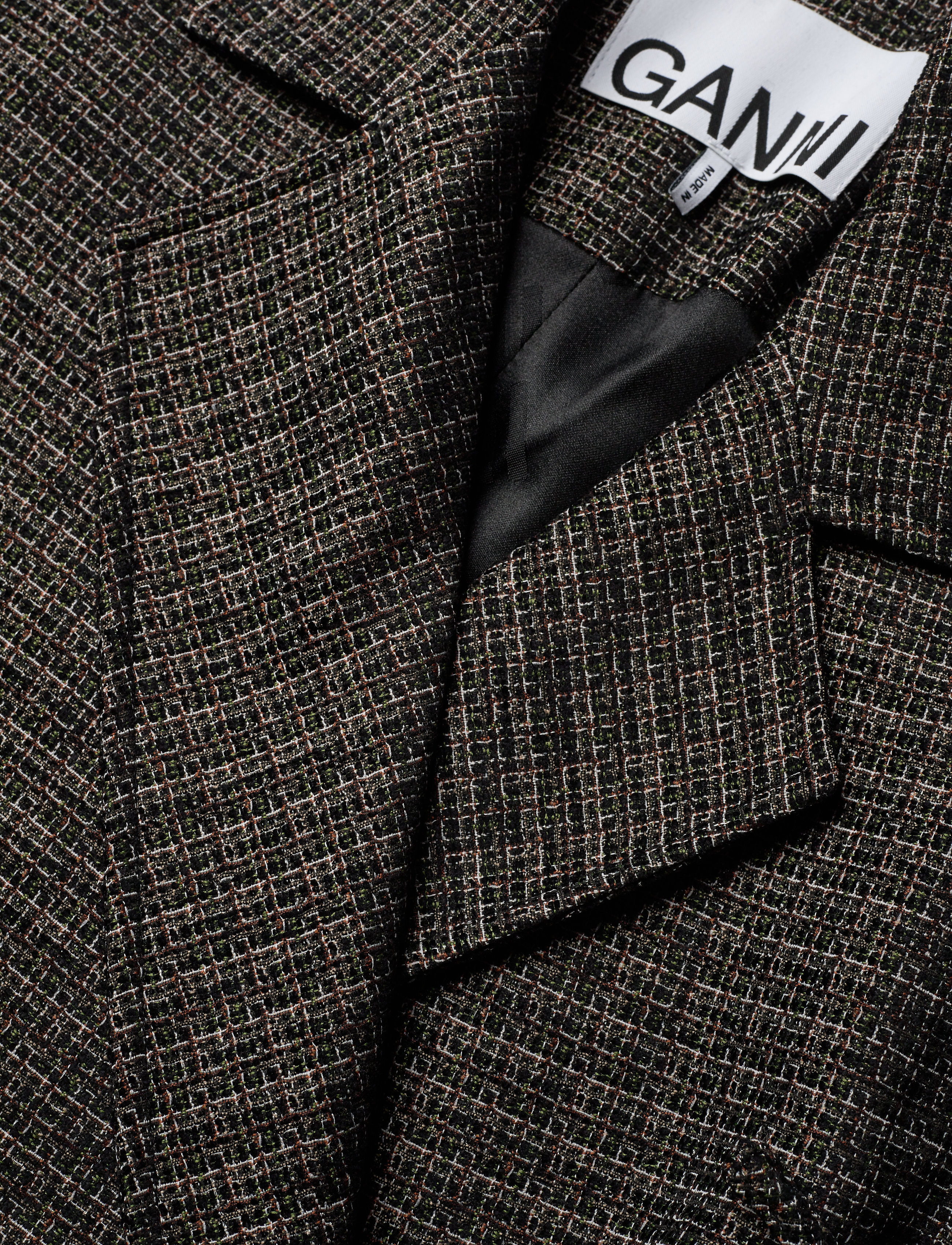 Ganni - Slub Suiting - black - 2