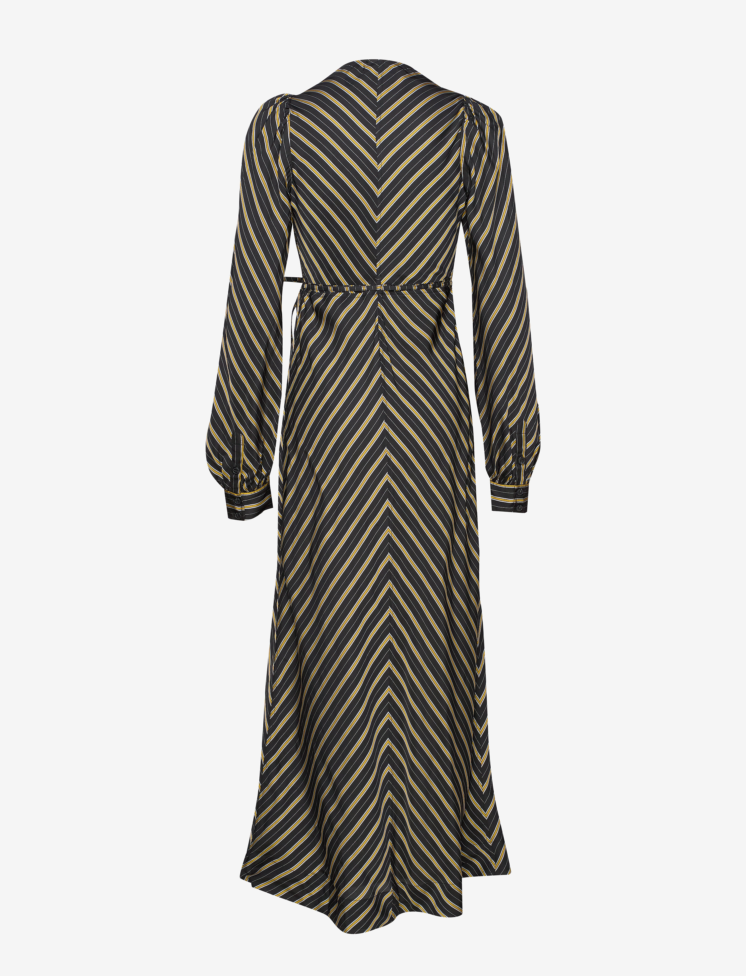 Ganni - Viscose Stripe - black - 1