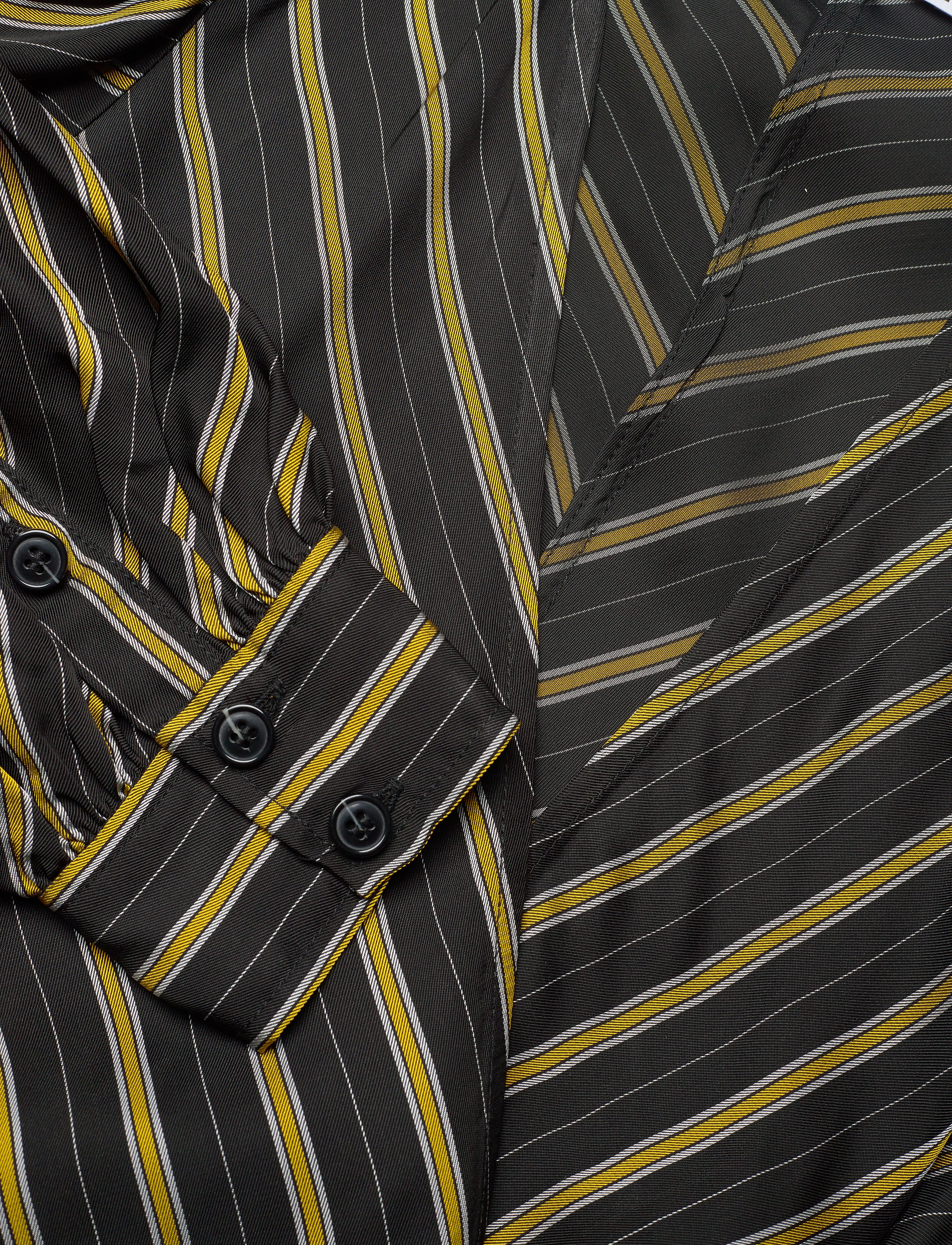 Ganni - Viscose Stripe - black - 2