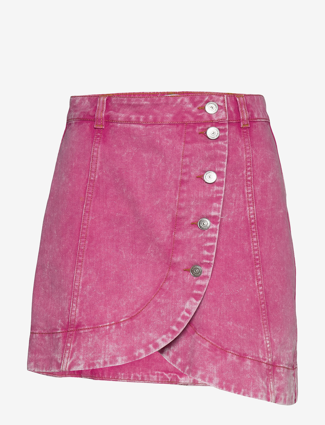 Ganni - Washed Denim - fuchsia red - 0