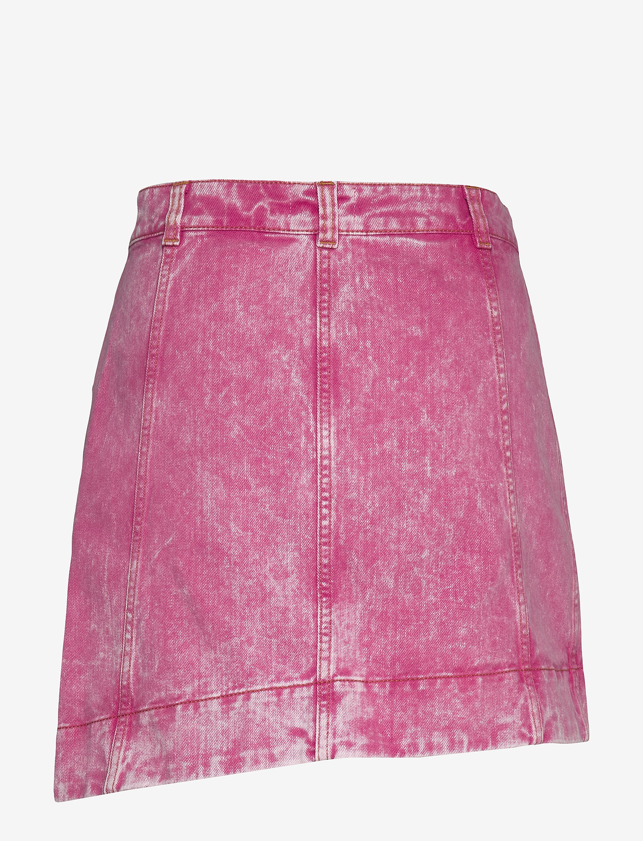 Ganni - Washed Denim - fuchsia red - 1