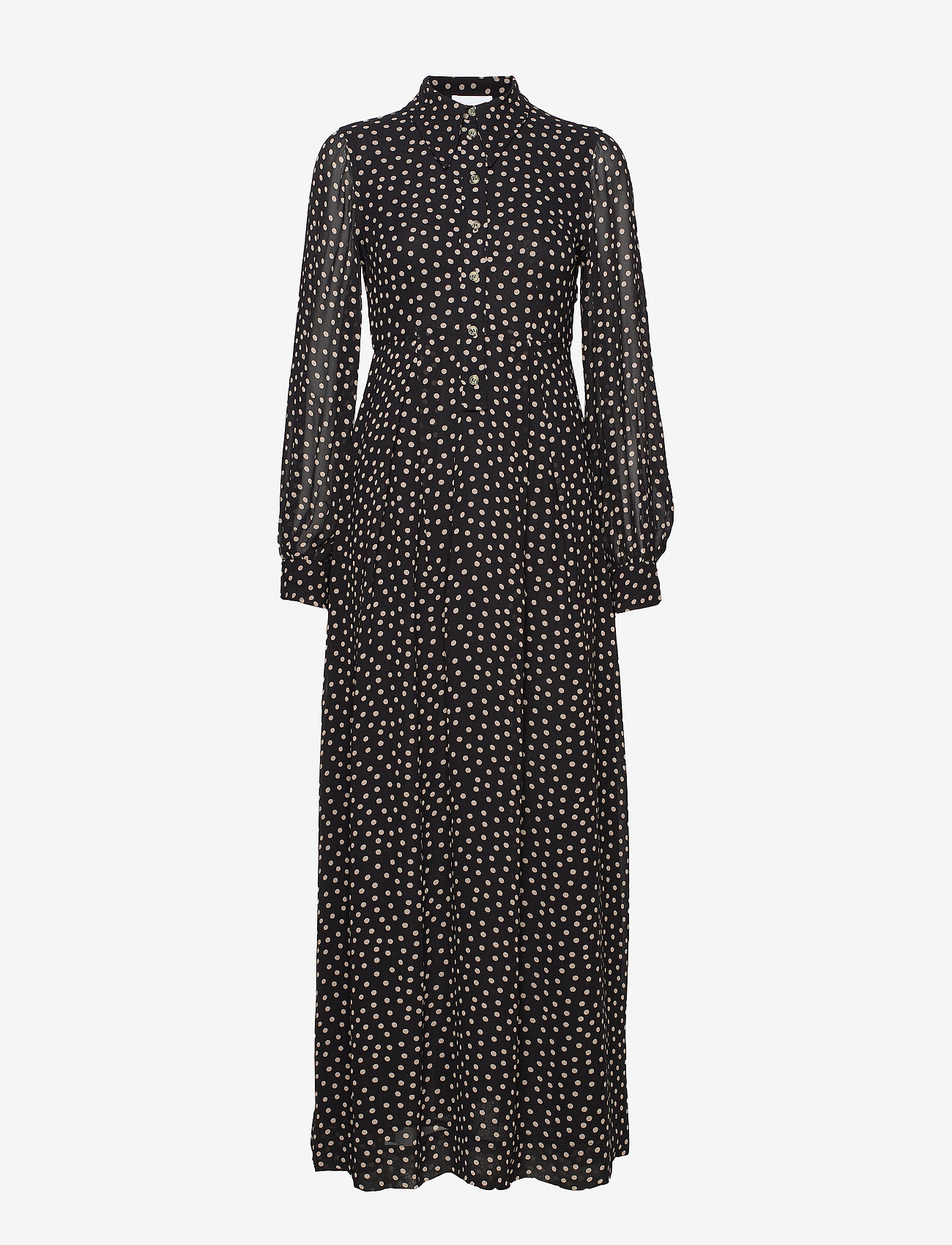 Ganni - Printed Georgette - black - 0