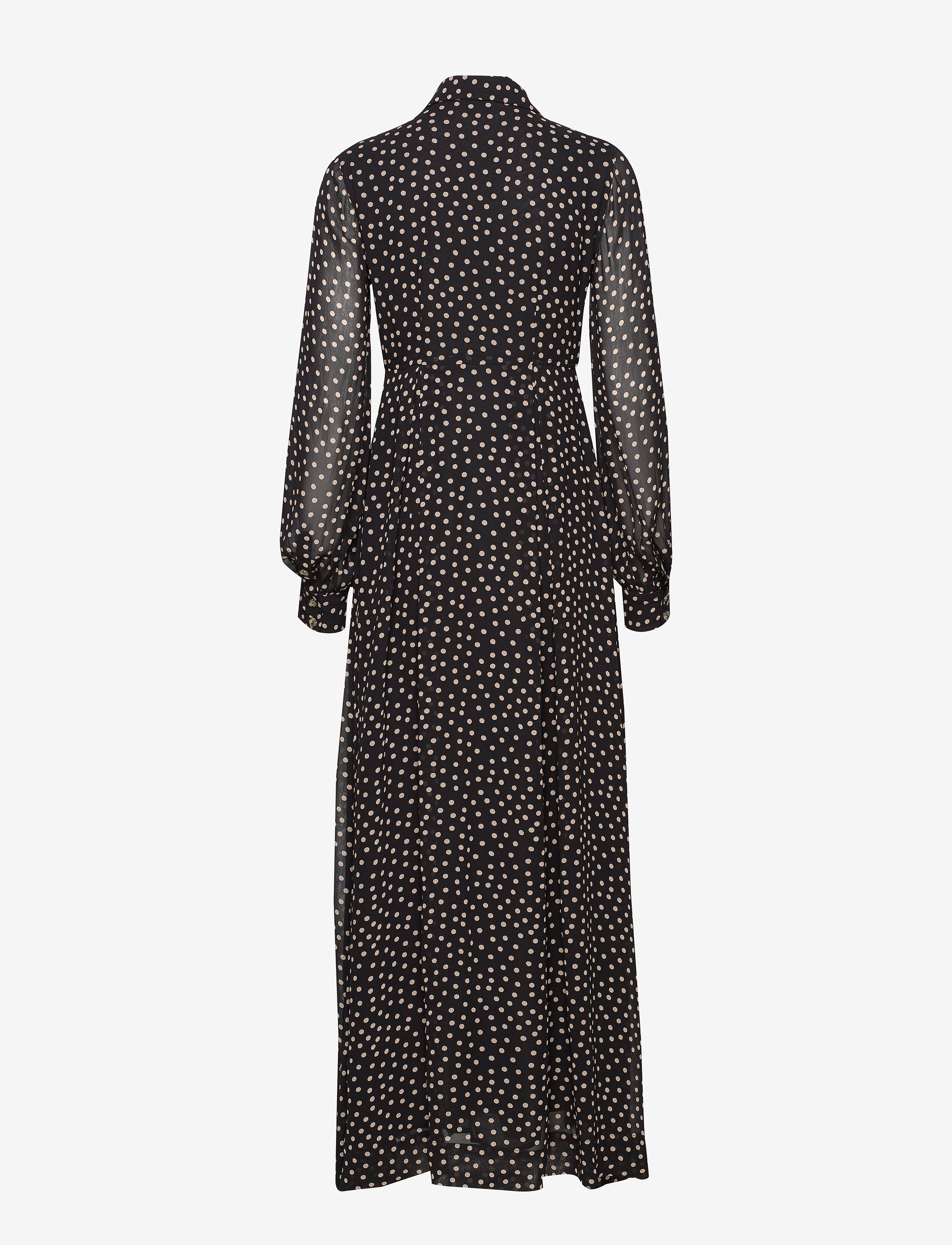 Ganni - Printed Georgette - black - 1