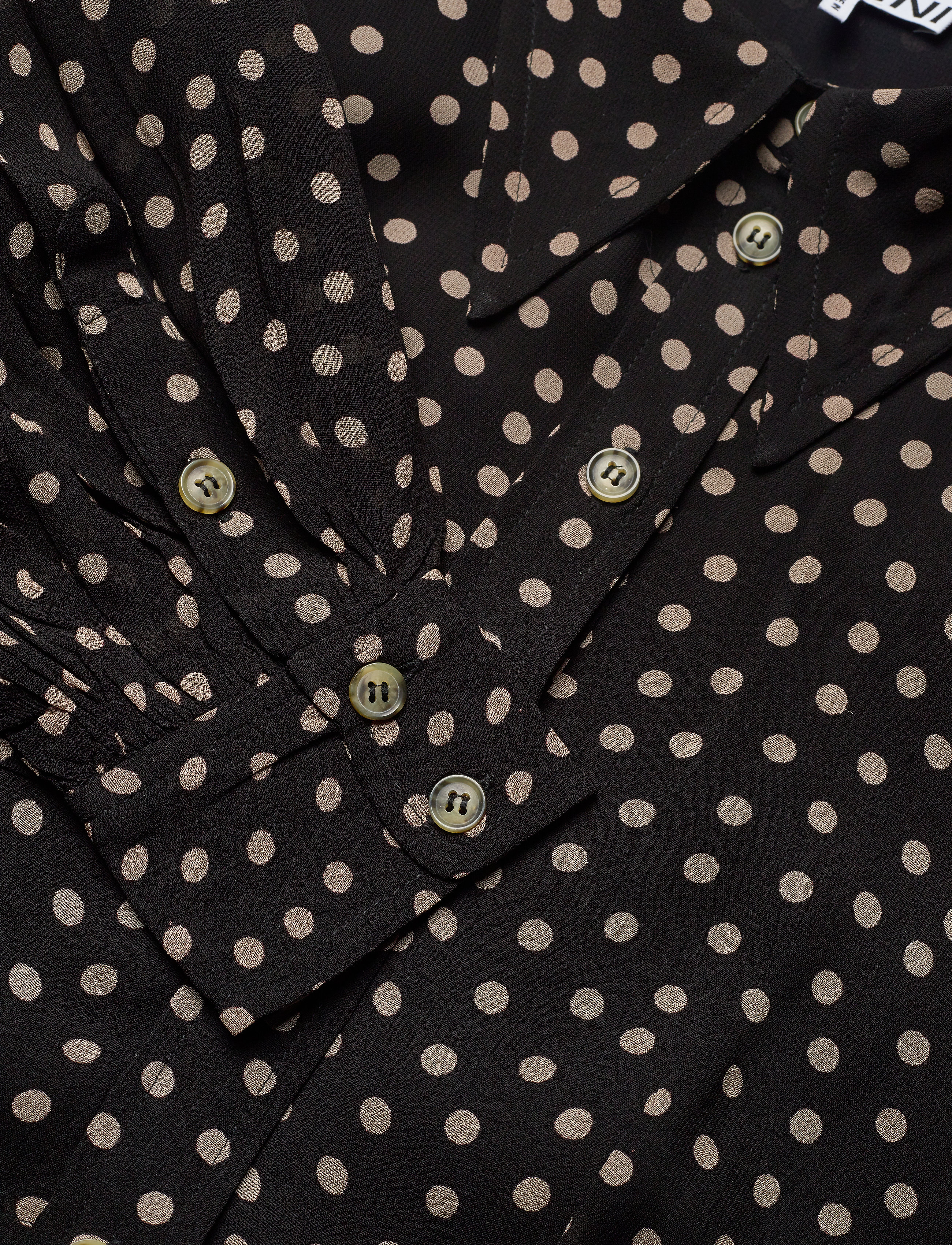 Ganni - Printed Georgette - black - 2