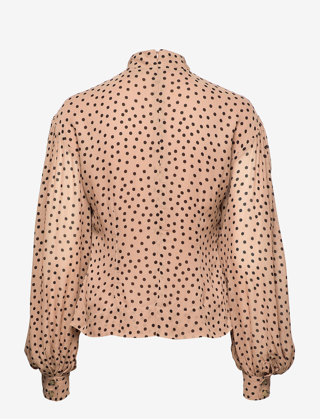 Ganni - Printed Georgette - tannin - 1