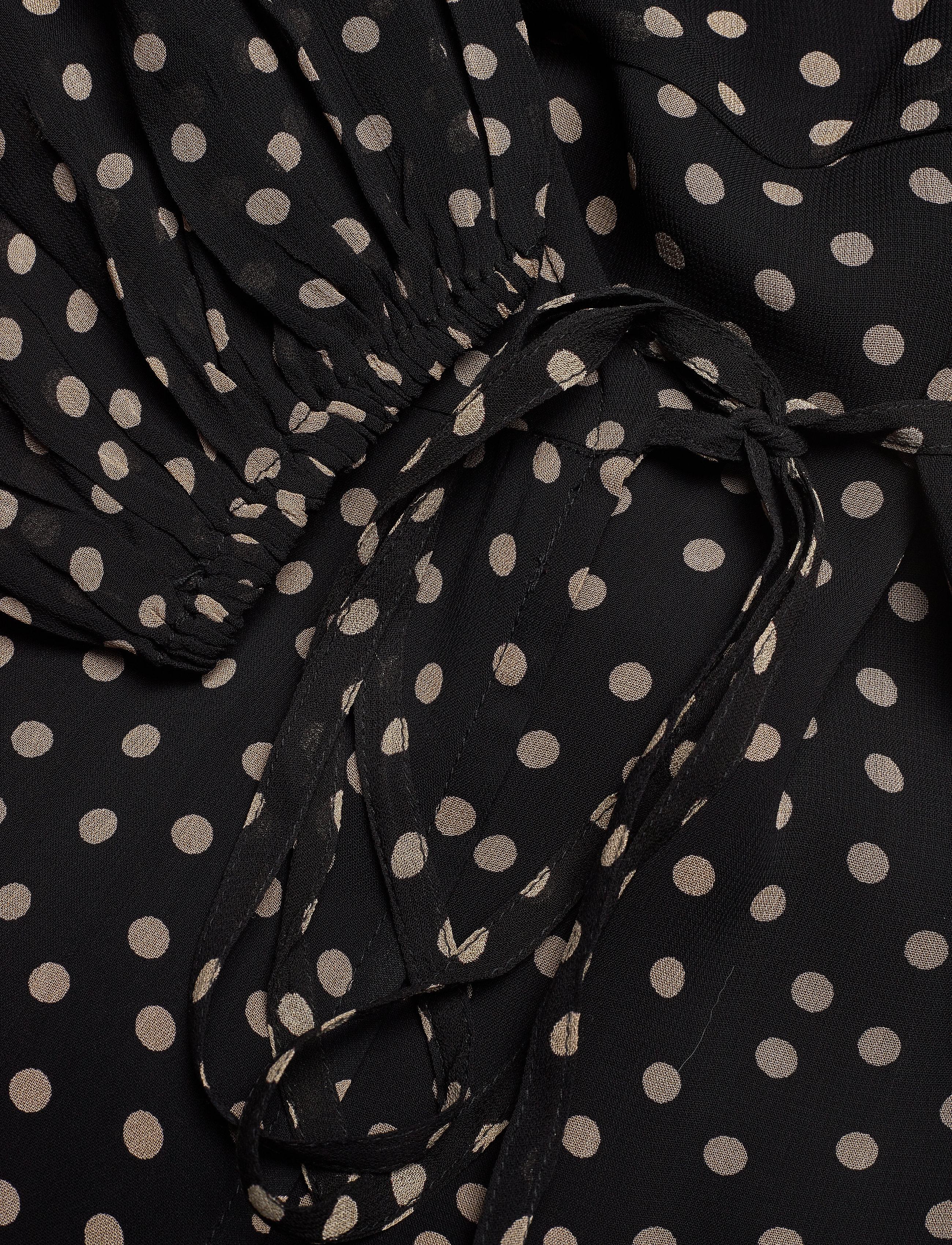 Ganni - Printed Georgette - black - 3