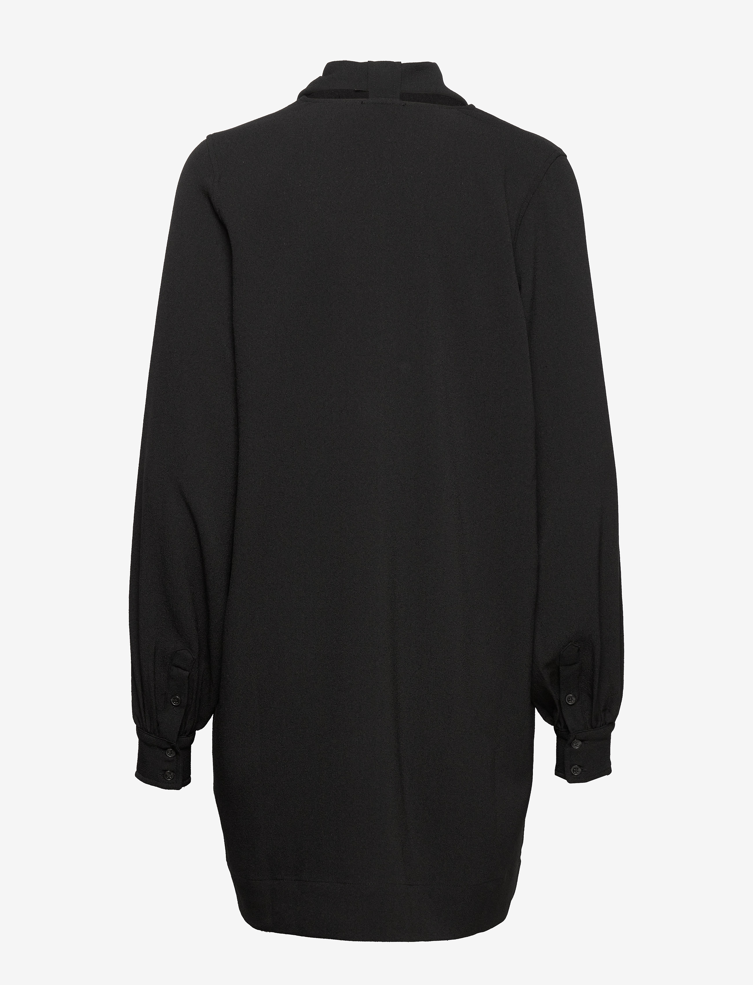 Ganni - Heavy Crepe Dress - black - 1