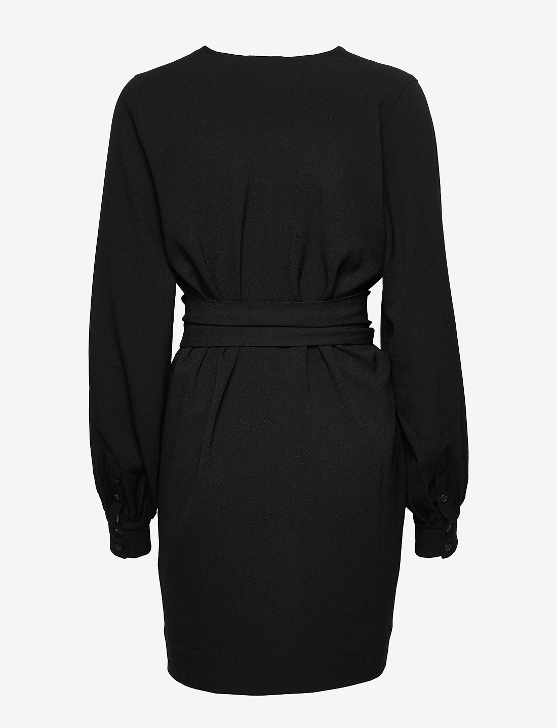 Ganni heavy sales crepe wrap dress