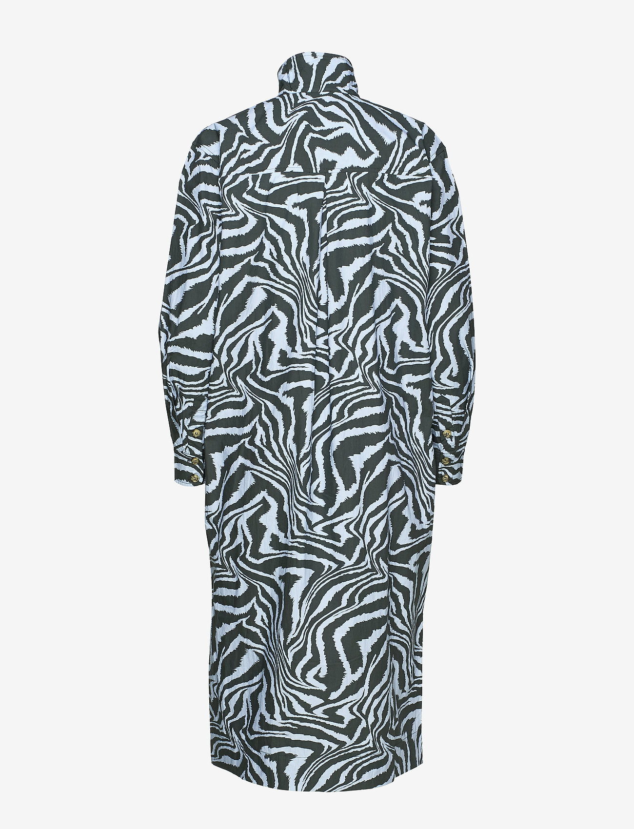 Ganni - Printed Cotton Poplin - forever blue - 1