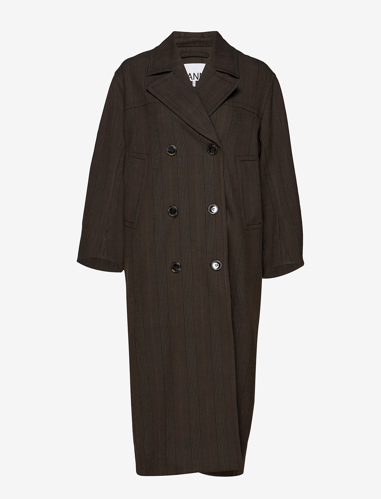 Ganni - Suiting Coat - mole - 0