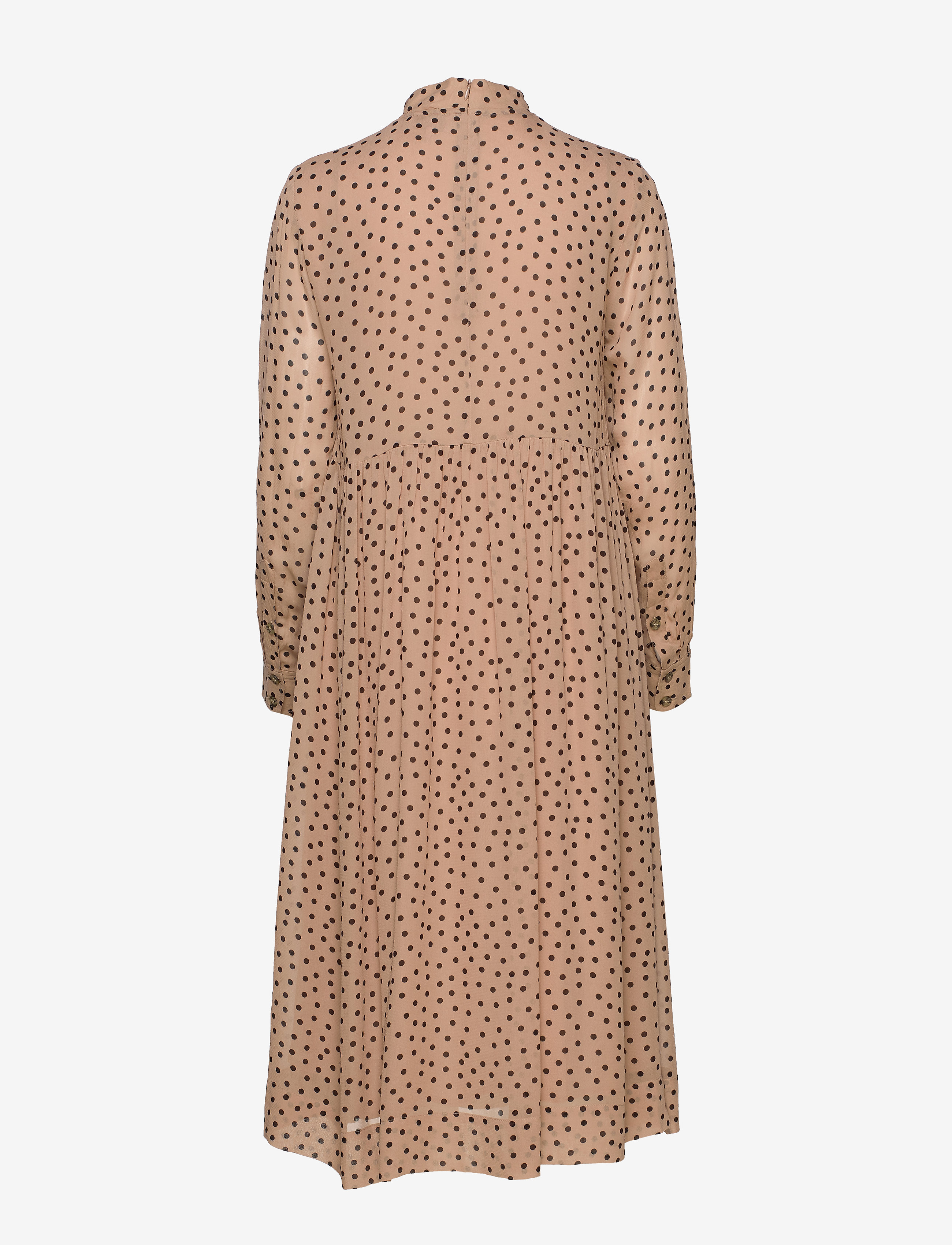 Ganni - Printed Georgette - tannin - 1