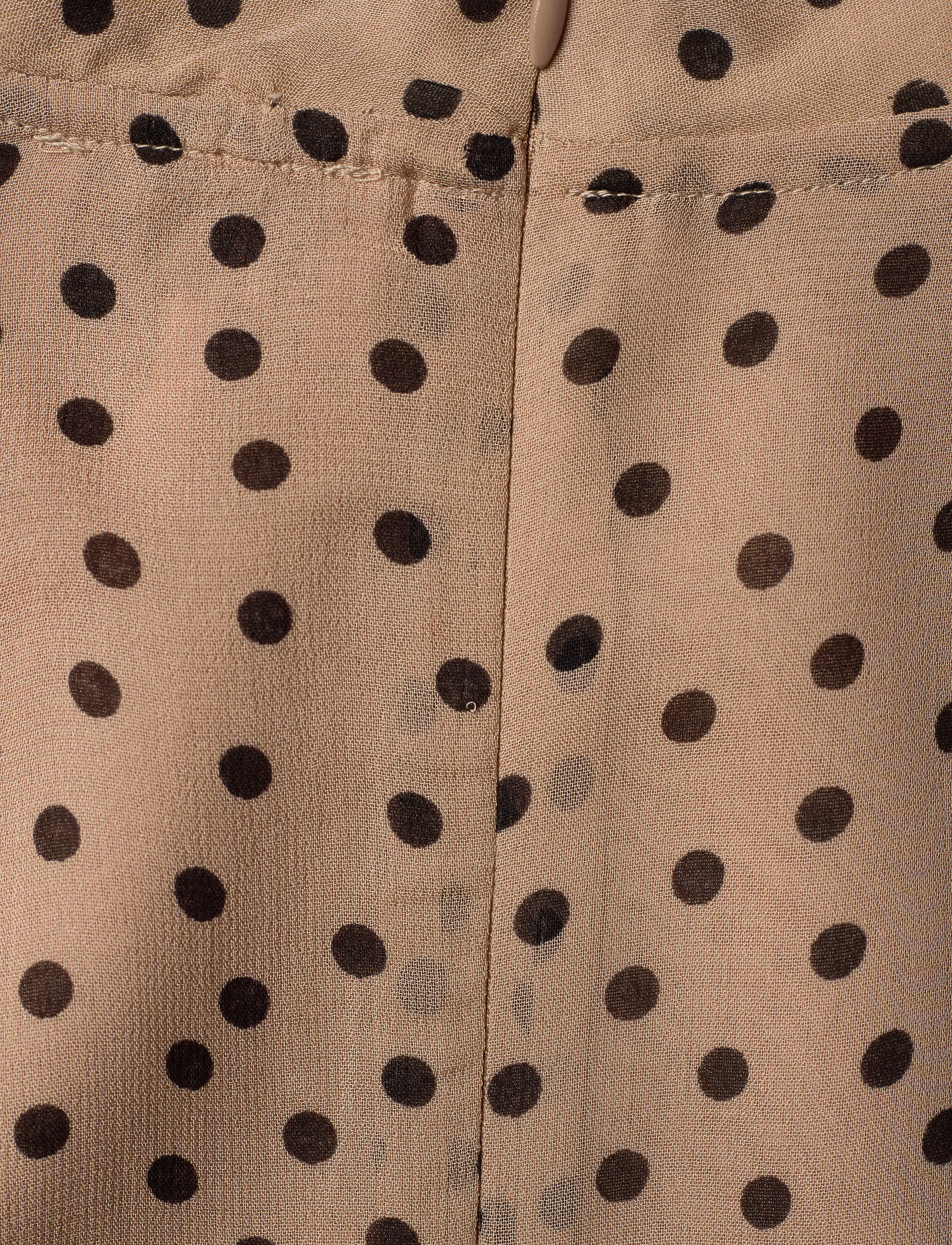 Ganni - Printed Georgette - tannin - 3