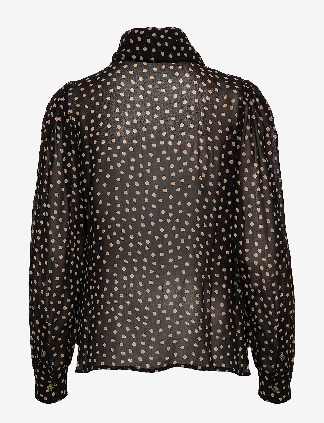 Ganni - Printed Georgette - black - 1