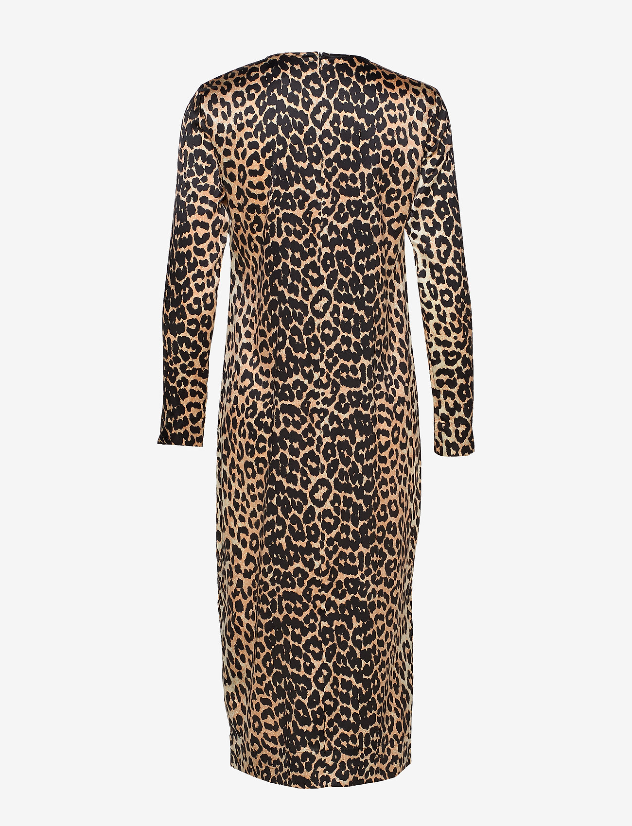 Ganni - Silk Stretch Satin - leopard - 1