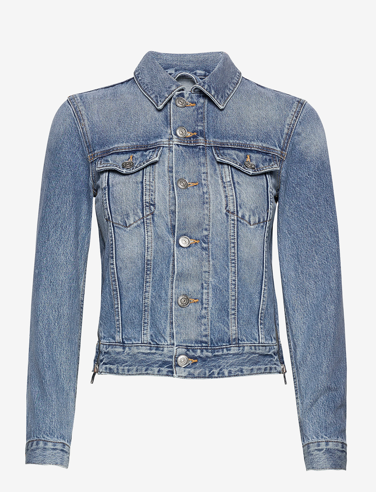 Ganni - Washed Denim - washed indigo - 0