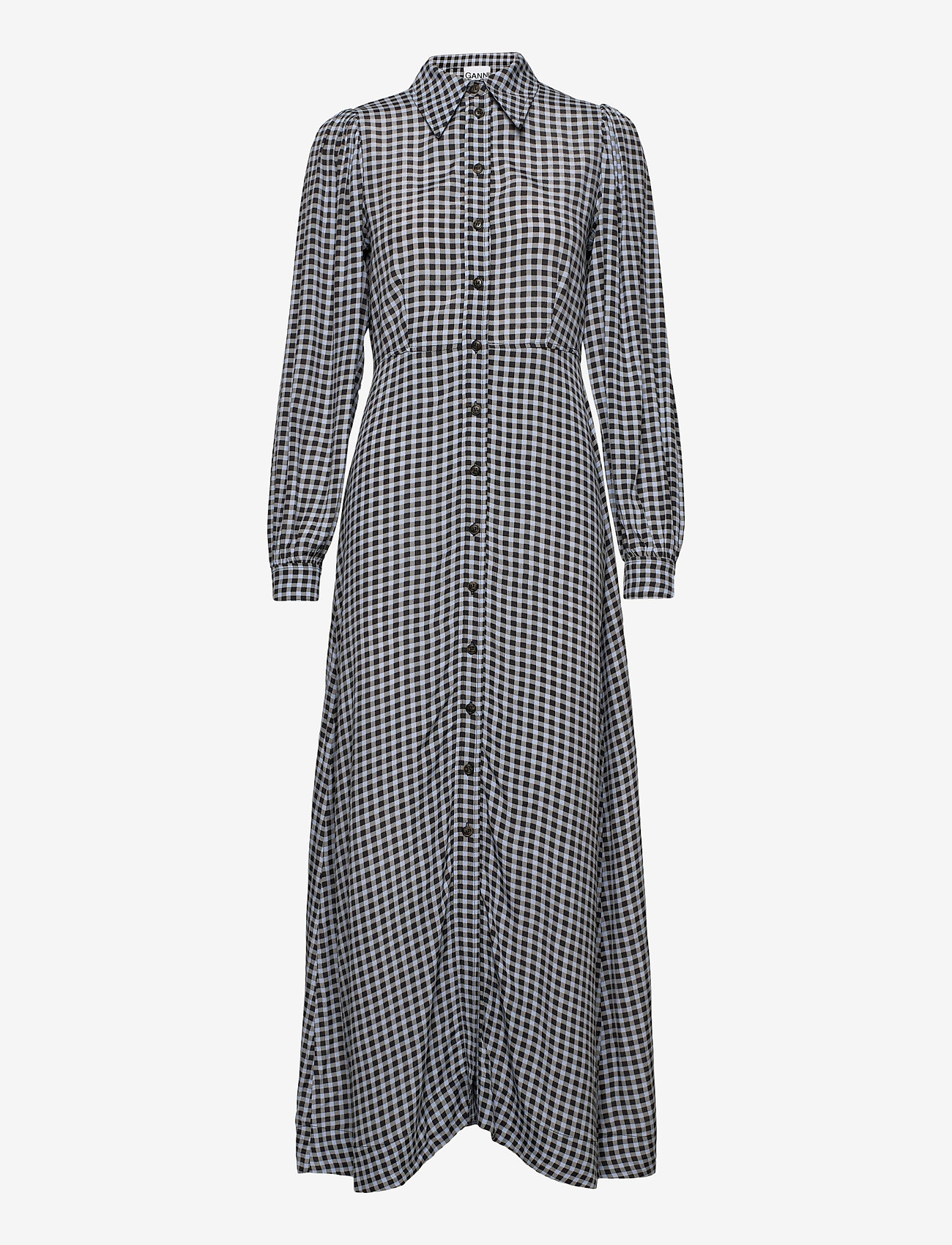 Printed Crepe - BRUNNERA BLUE