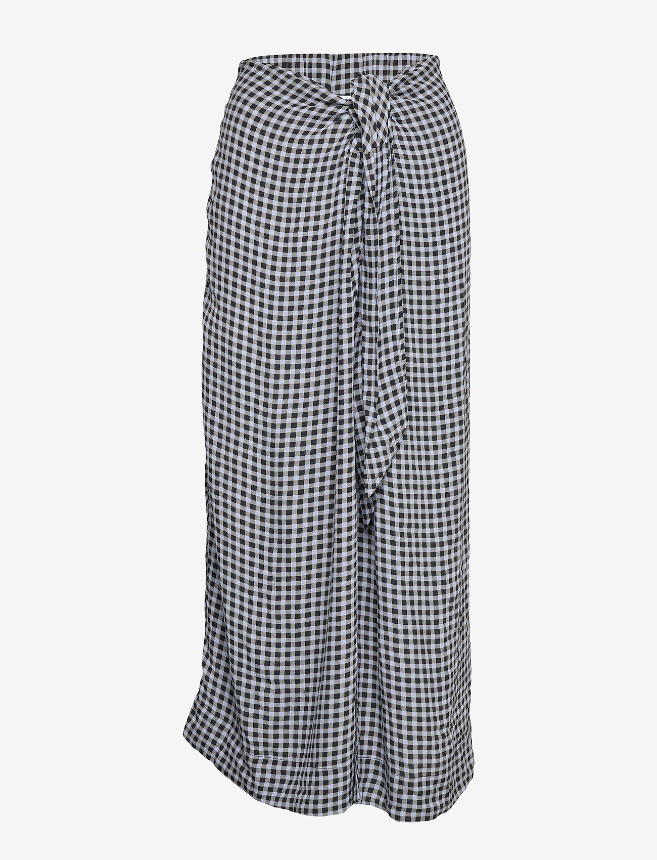 Ganni - Printed Crepe - brunnera blue - 0