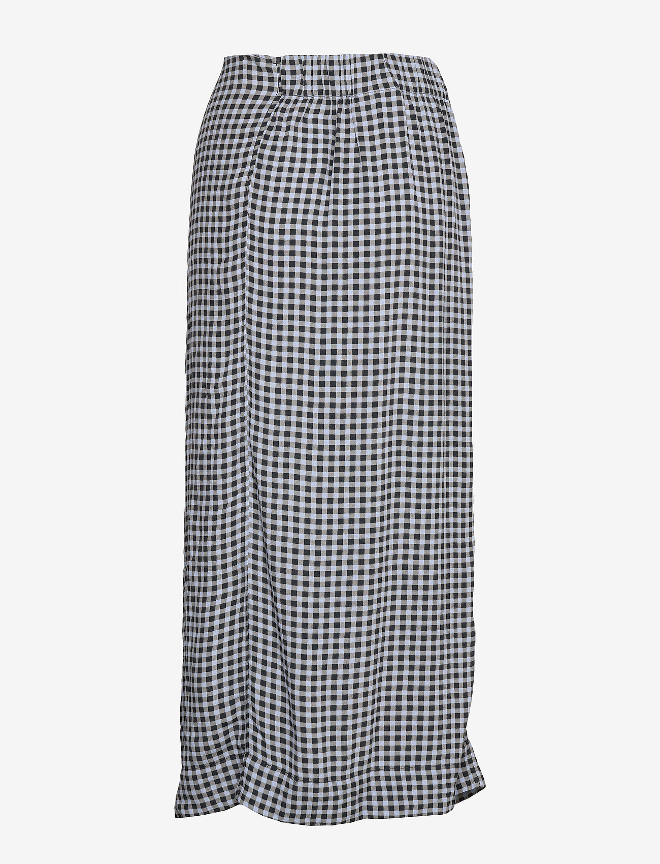 Ganni - Printed Crepe - brunnera blue - 1