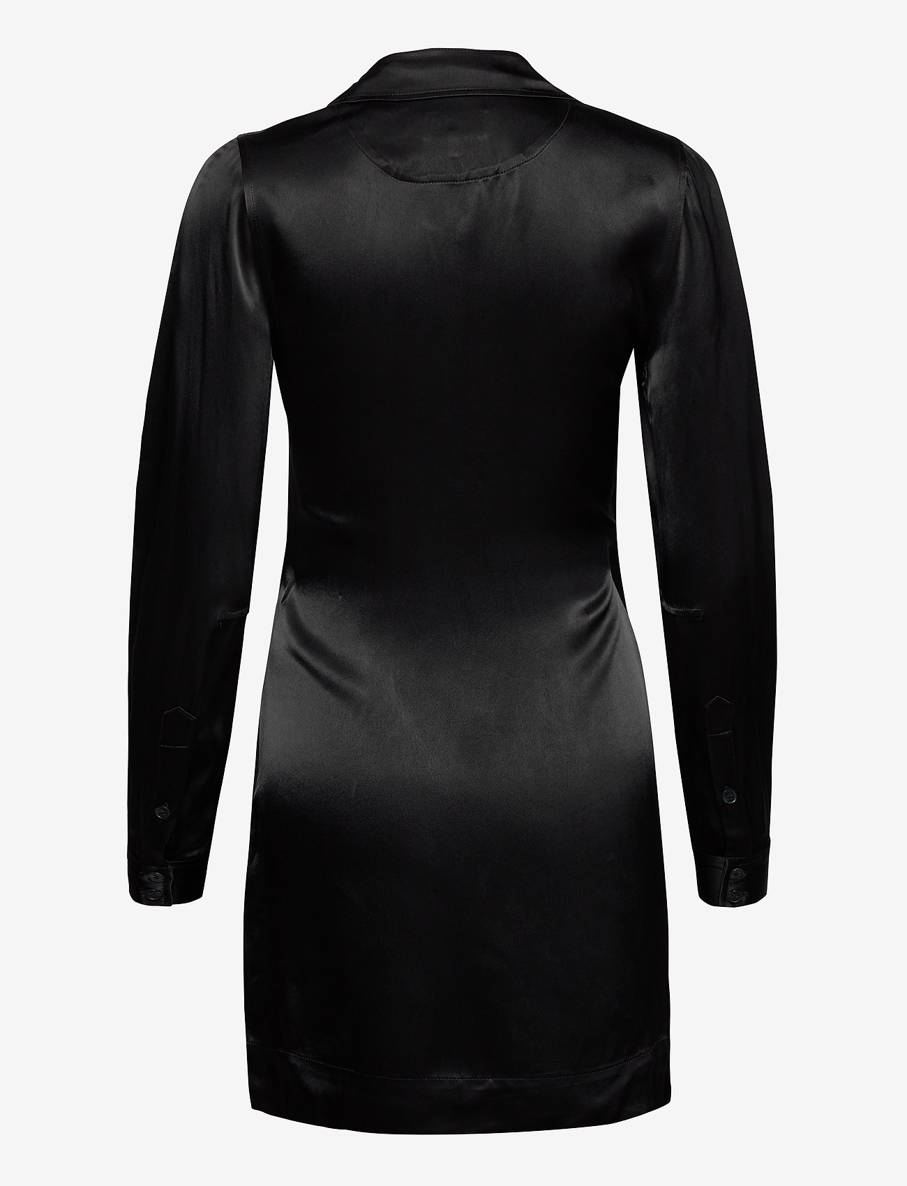 Ganni - Heavy Satin - black - 1