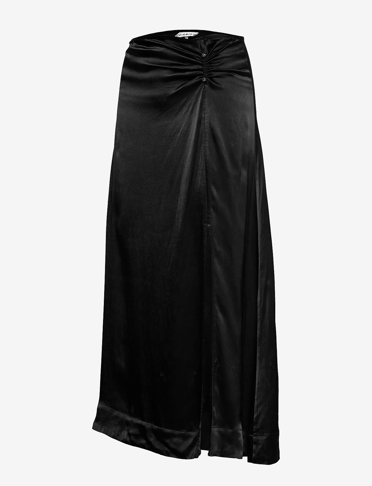 Ganni - Heavy Satin - black - 2