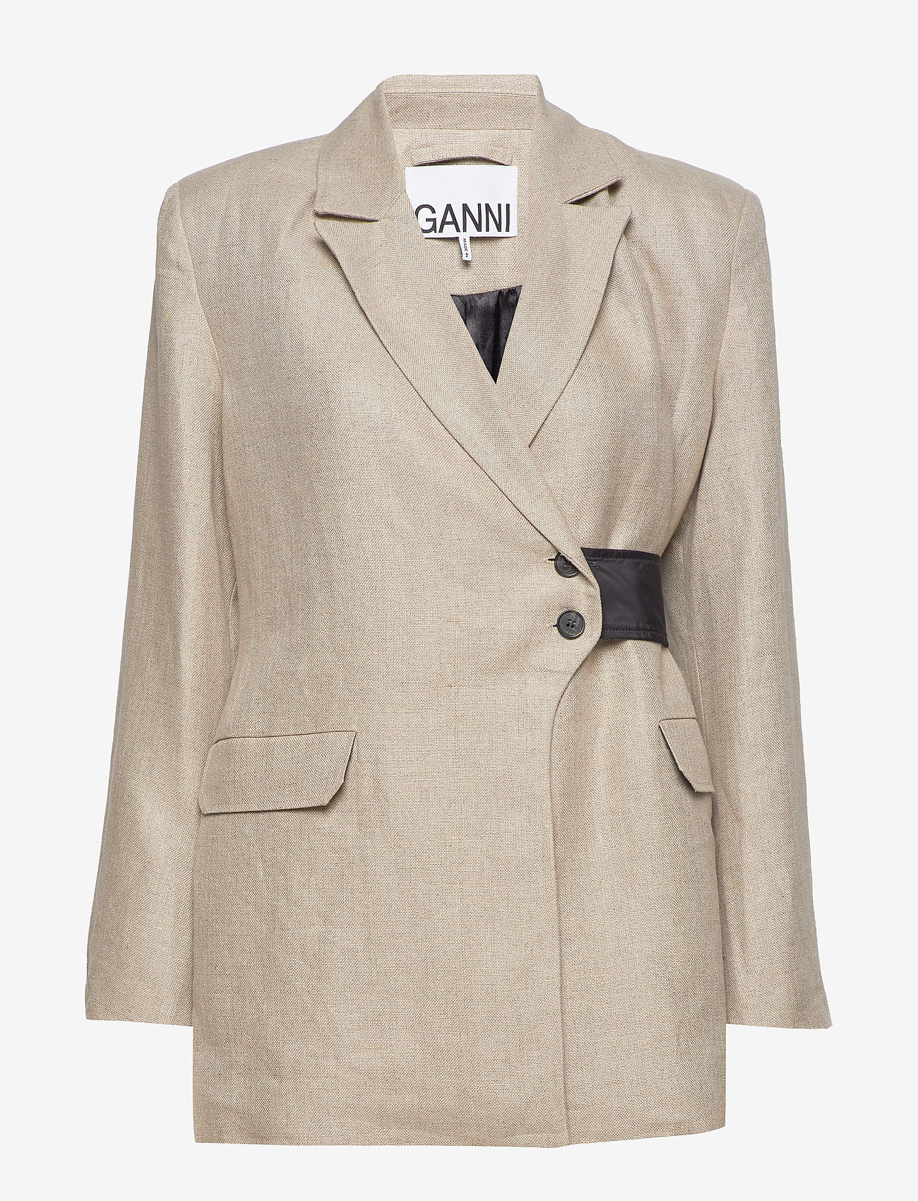 Ganni - Linen - tannin - 0