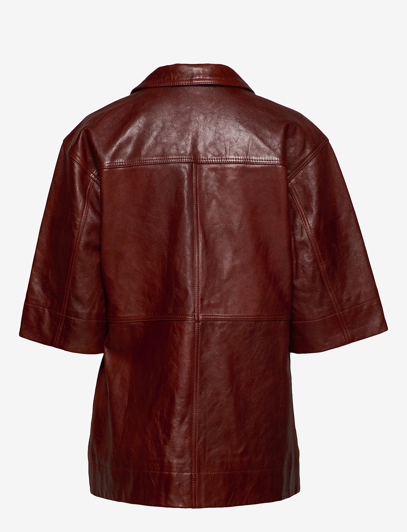 Ganni - Lamb Leather - decadent chocolate - 1