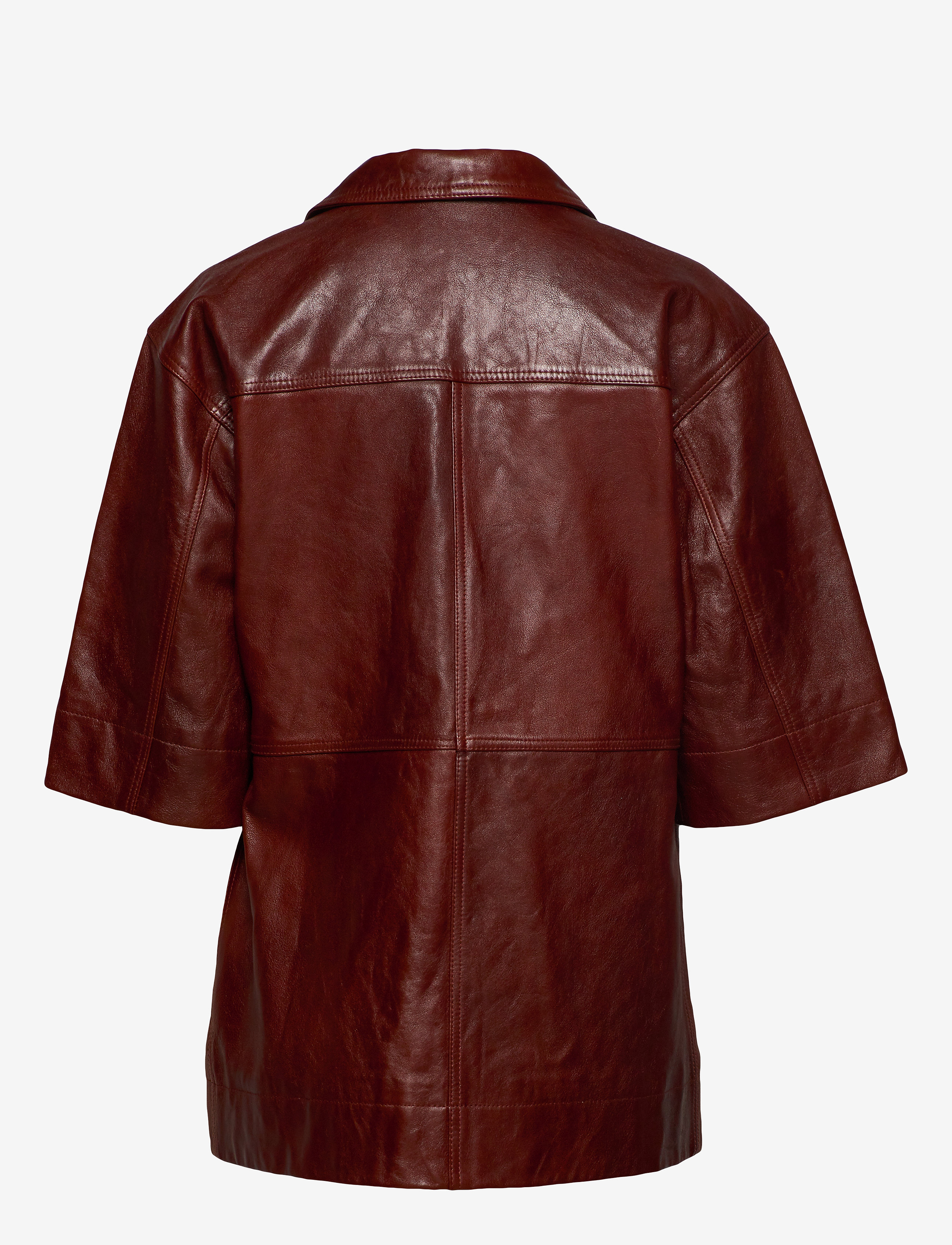 Ganni - Lamb Leather - decadent chocolate - 1