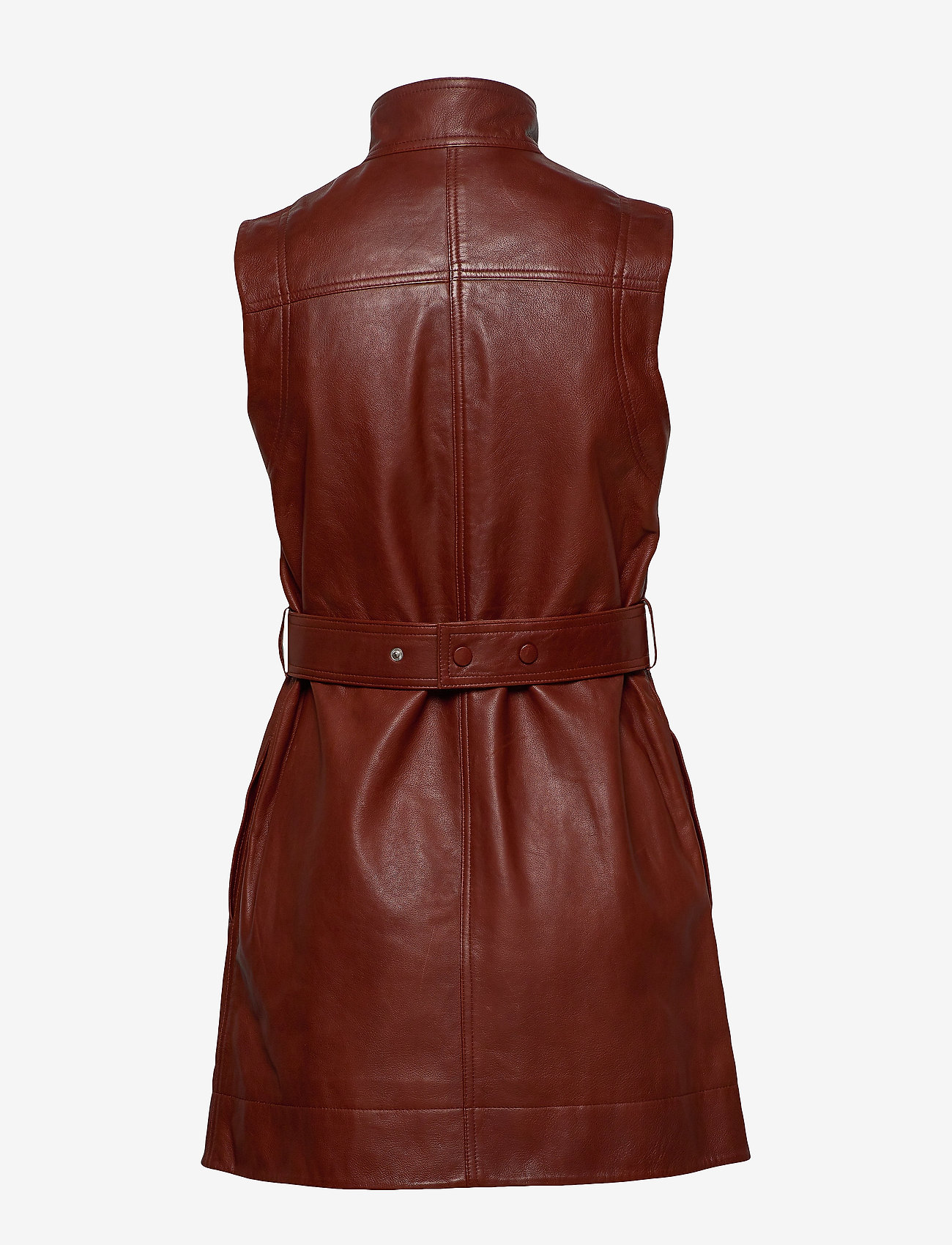 Ganni - Lamb Leather - decadent chocolate - 1