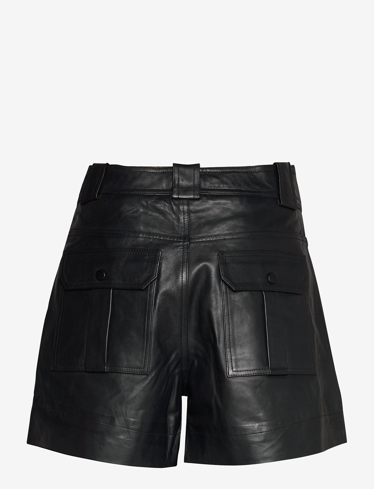 Ganni - Lamb Leather - phantom - 1