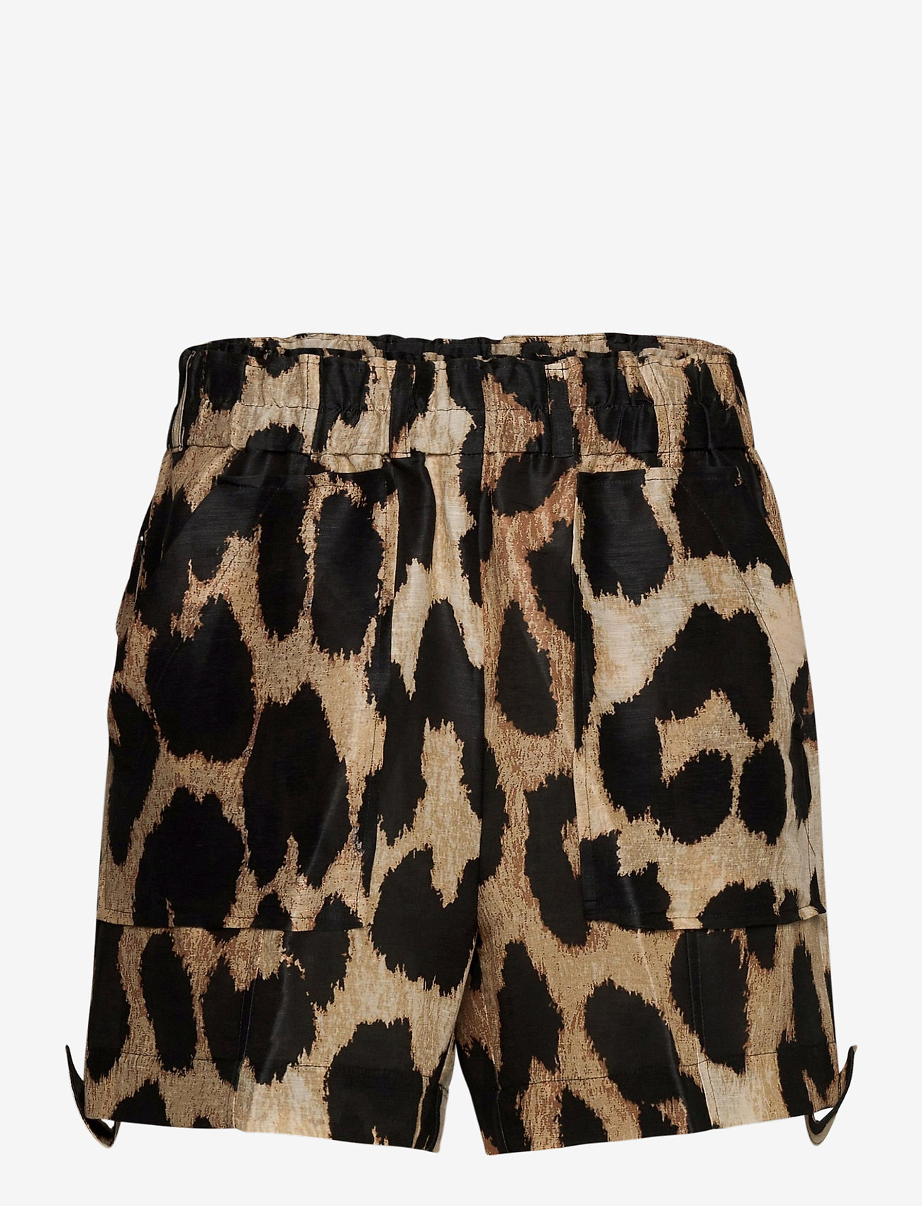 Ganni - Silk Linen - maxi leopard - 0