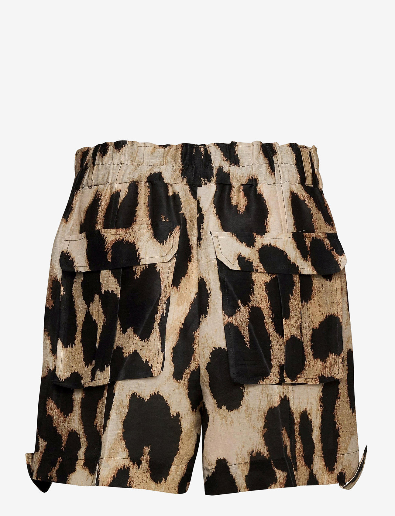 Ganni - Silk Linen - maxi leopard - 1
