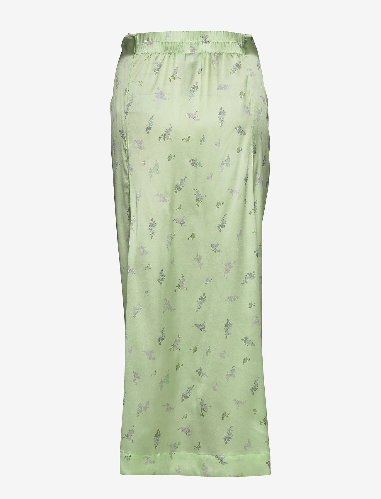 Ganni - Silk Stretch Satin - patina green - 1