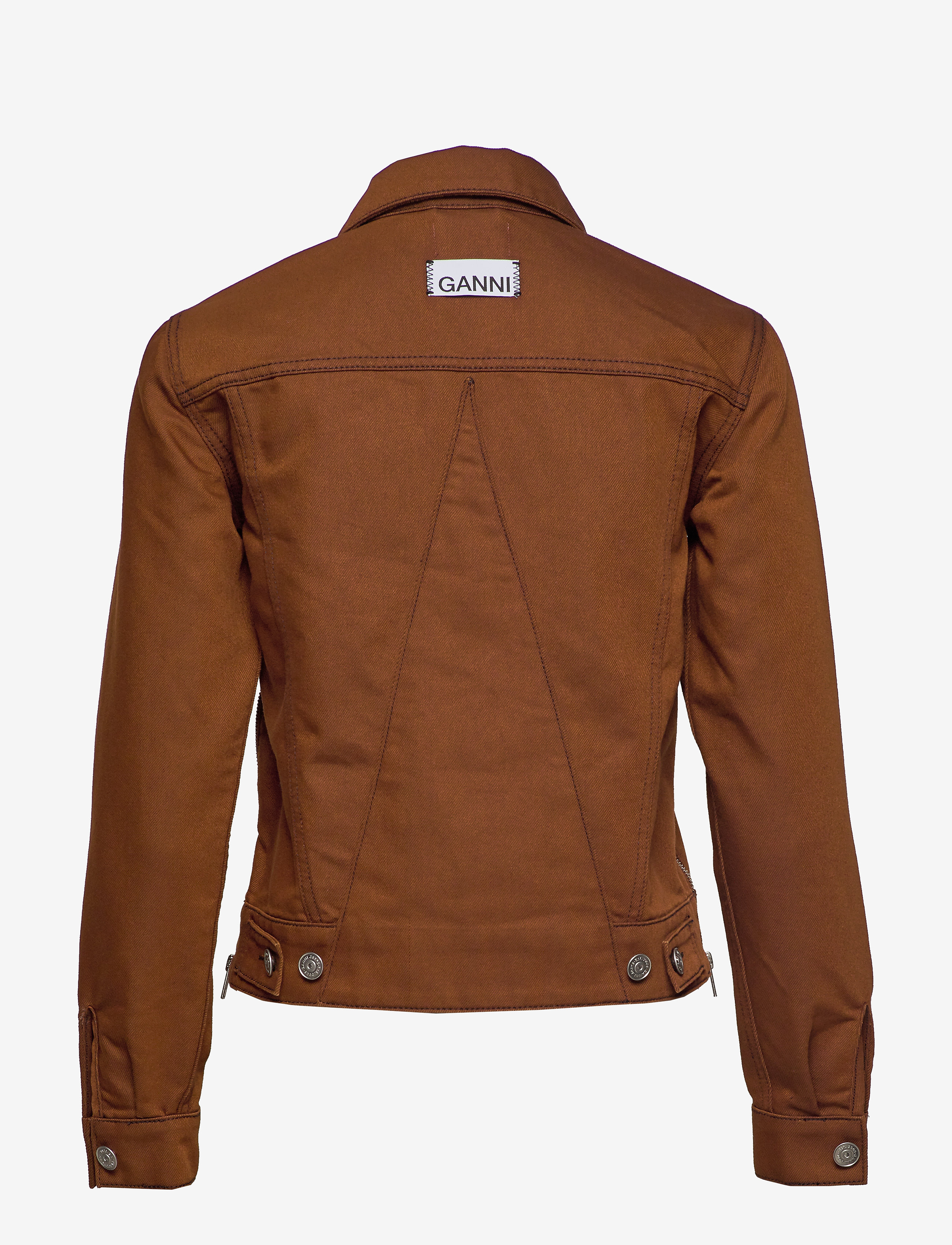 Ganni - Mixed Denim - caramel café - 1