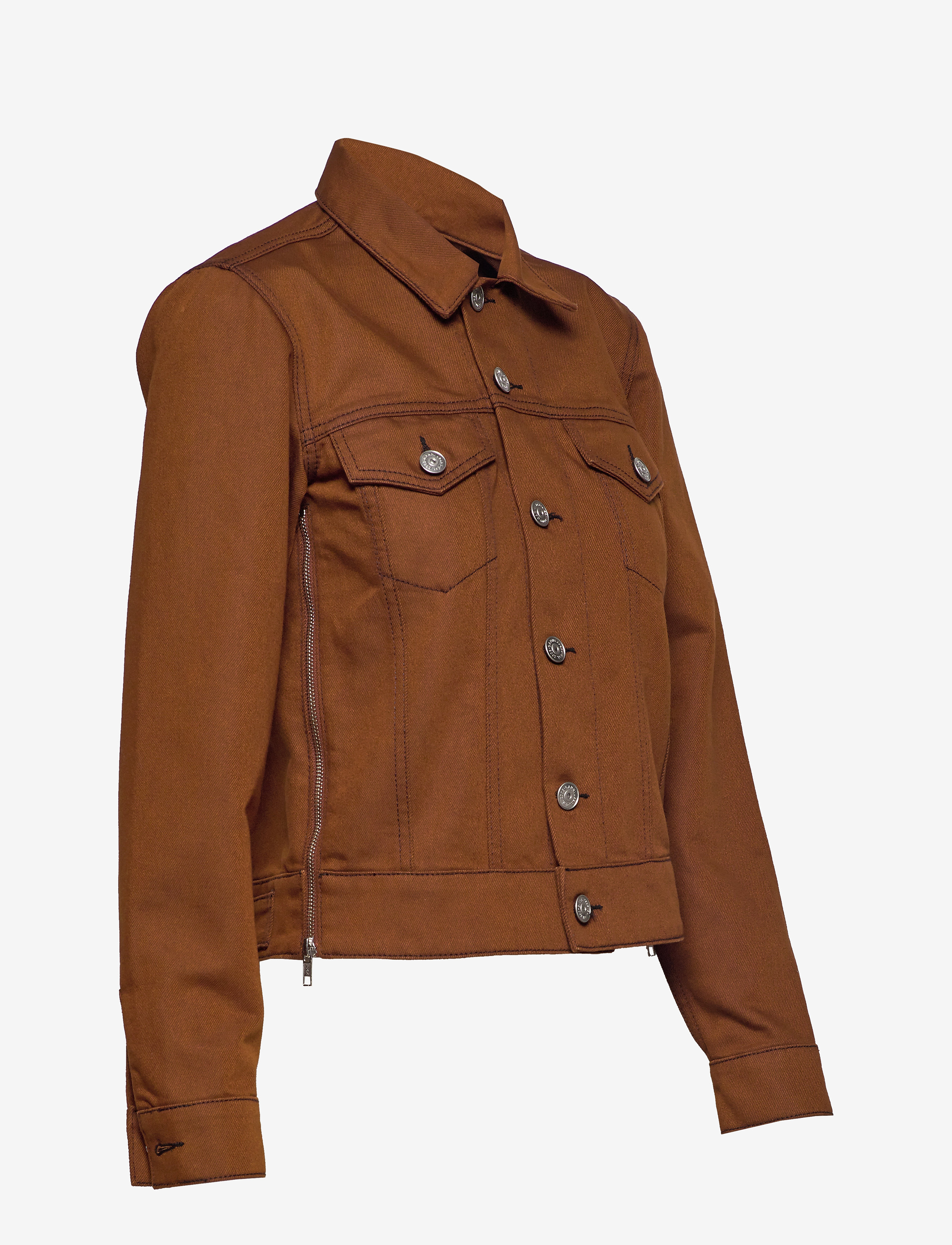 Ganni - Mixed Denim - caramel café - 2